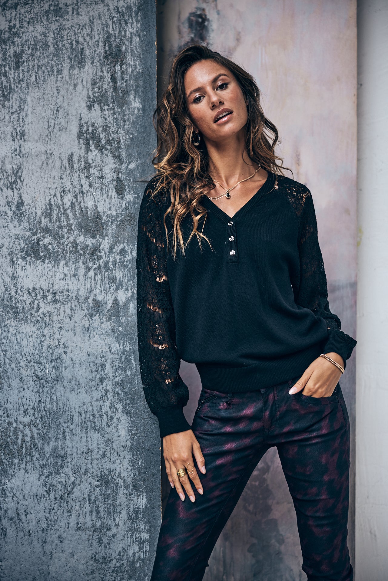 Pantalon slim Woman Kaylee Witchy original | Freeman T. Porter