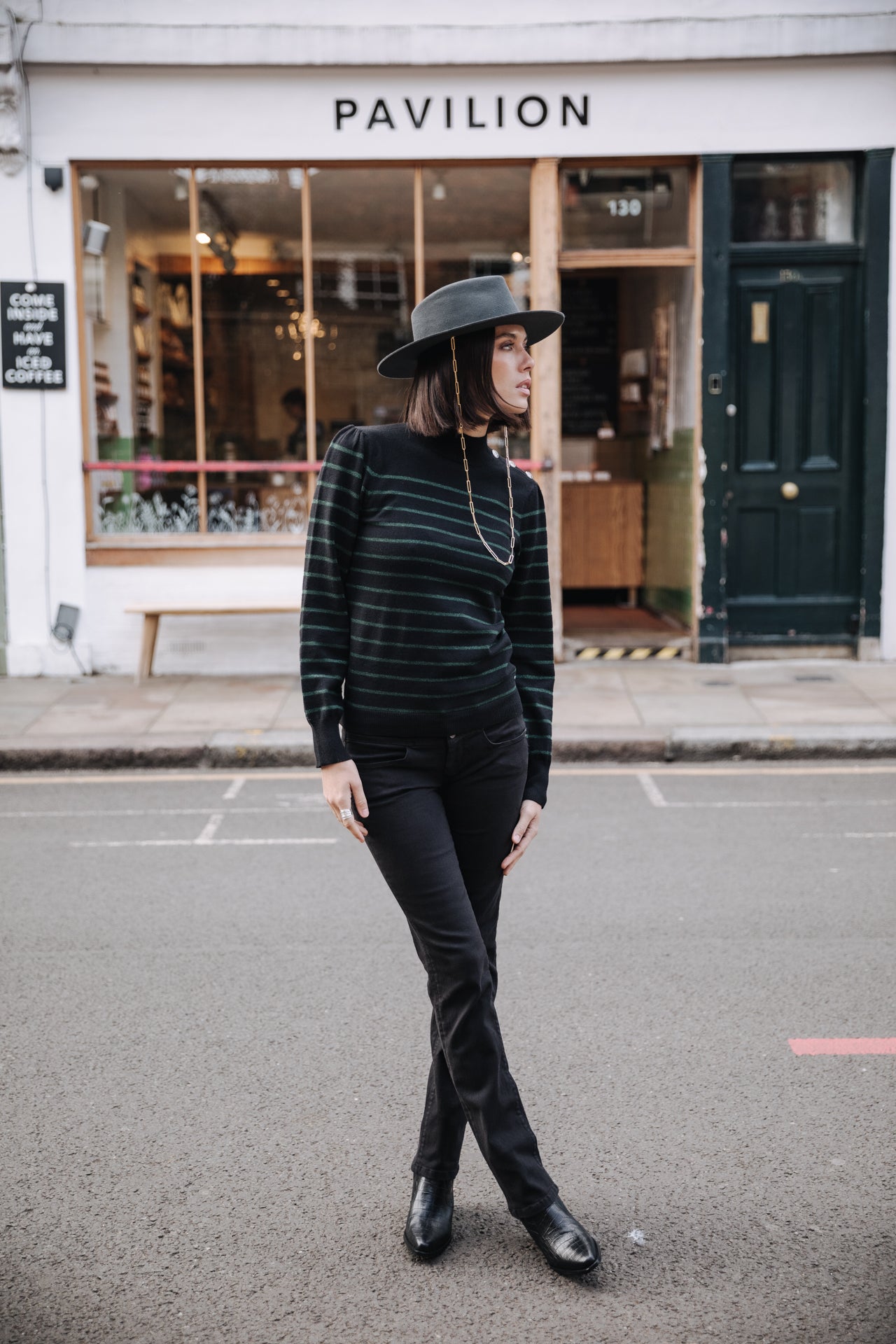 Pantalon droit Woman Madie New Magic Color black | Freeman T. Porter