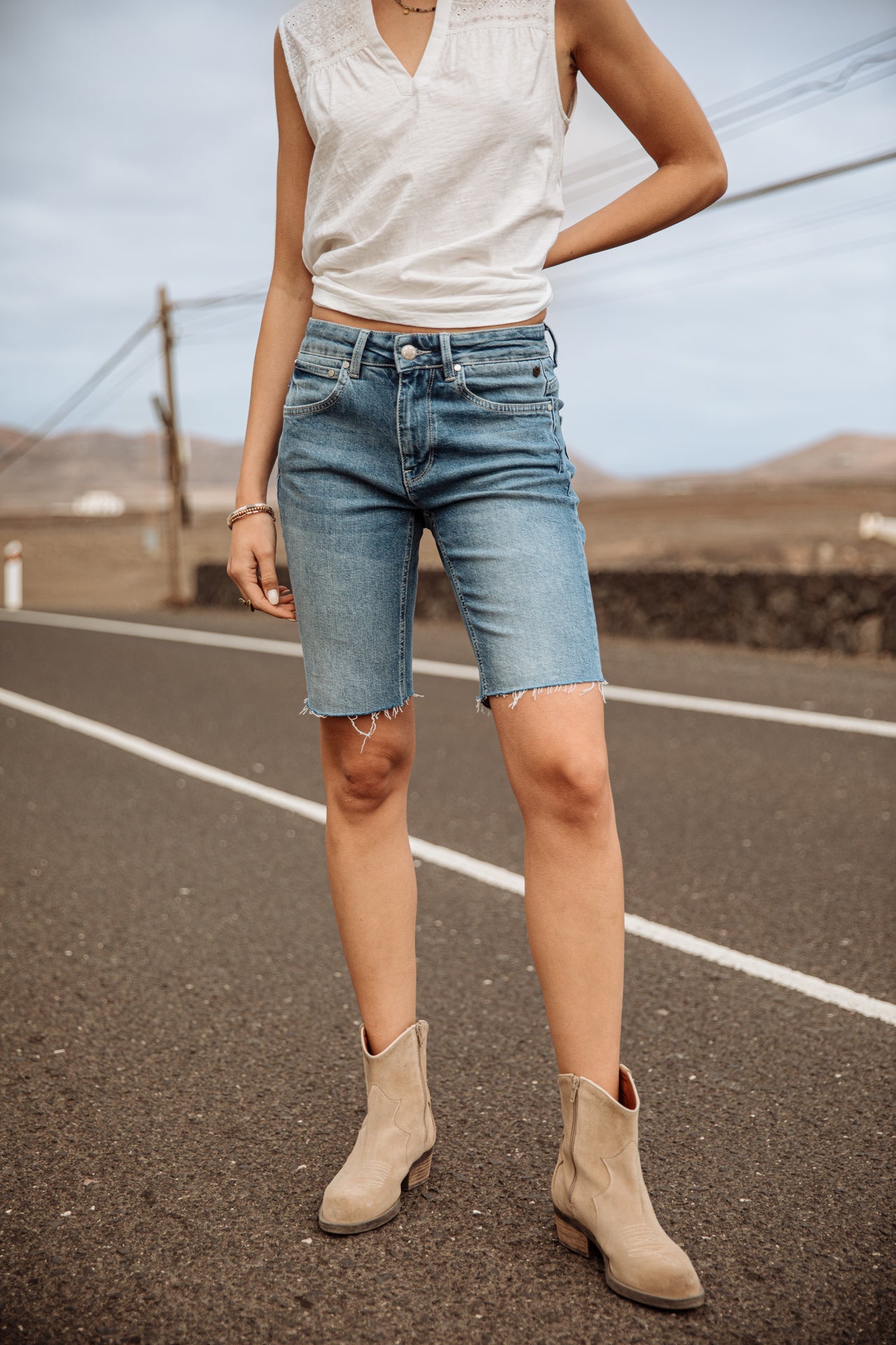 Short long Femme Cameron britain | Freeman T. Porter