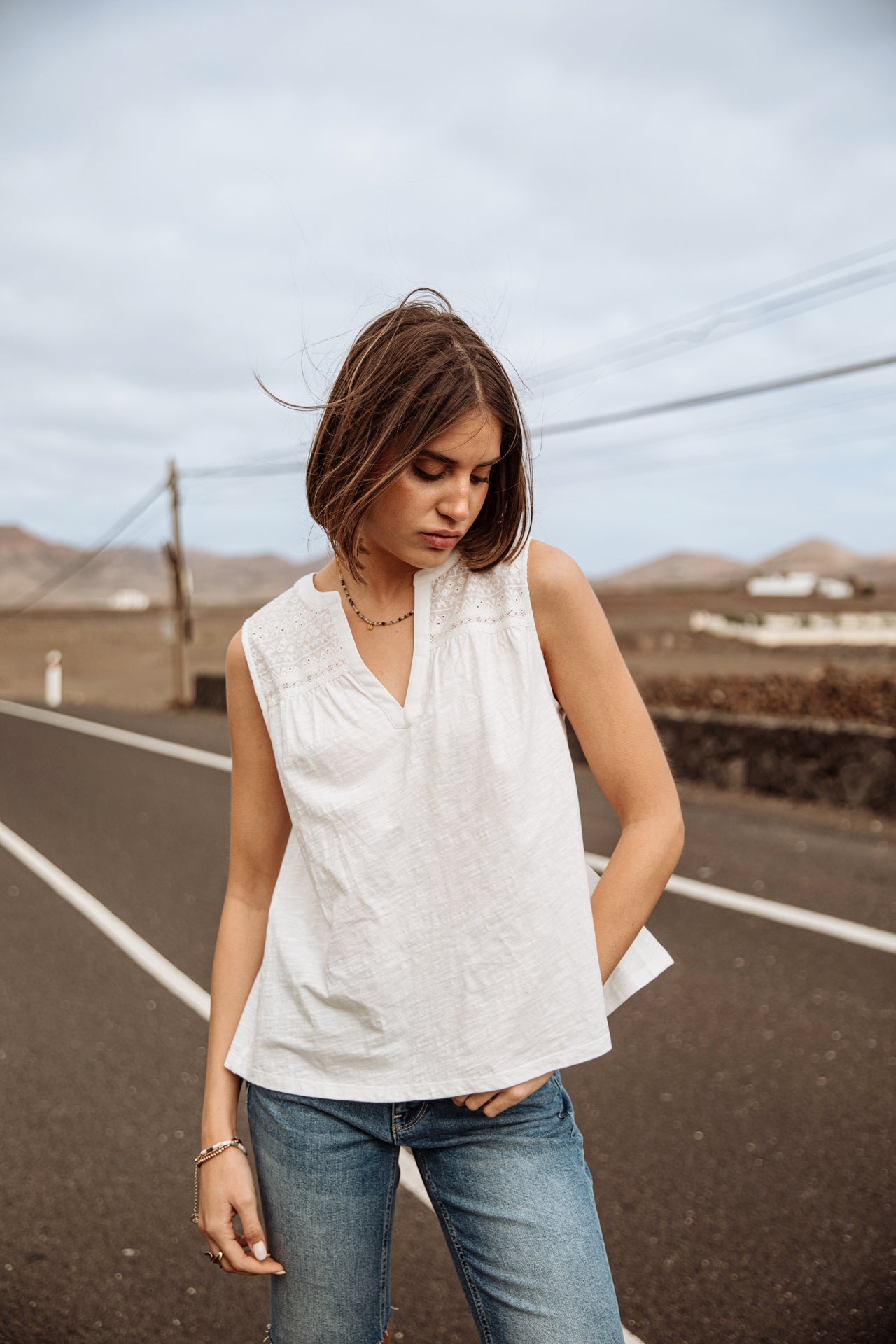 Short long Femme Cameron britain | Freeman T. Porter
