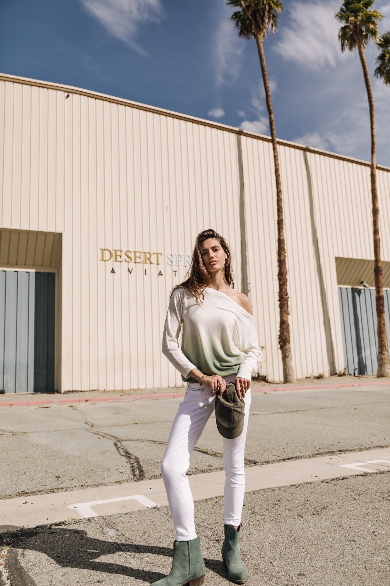 Jeans slim Femme Alexa Cropped white | Freeman T. Porter