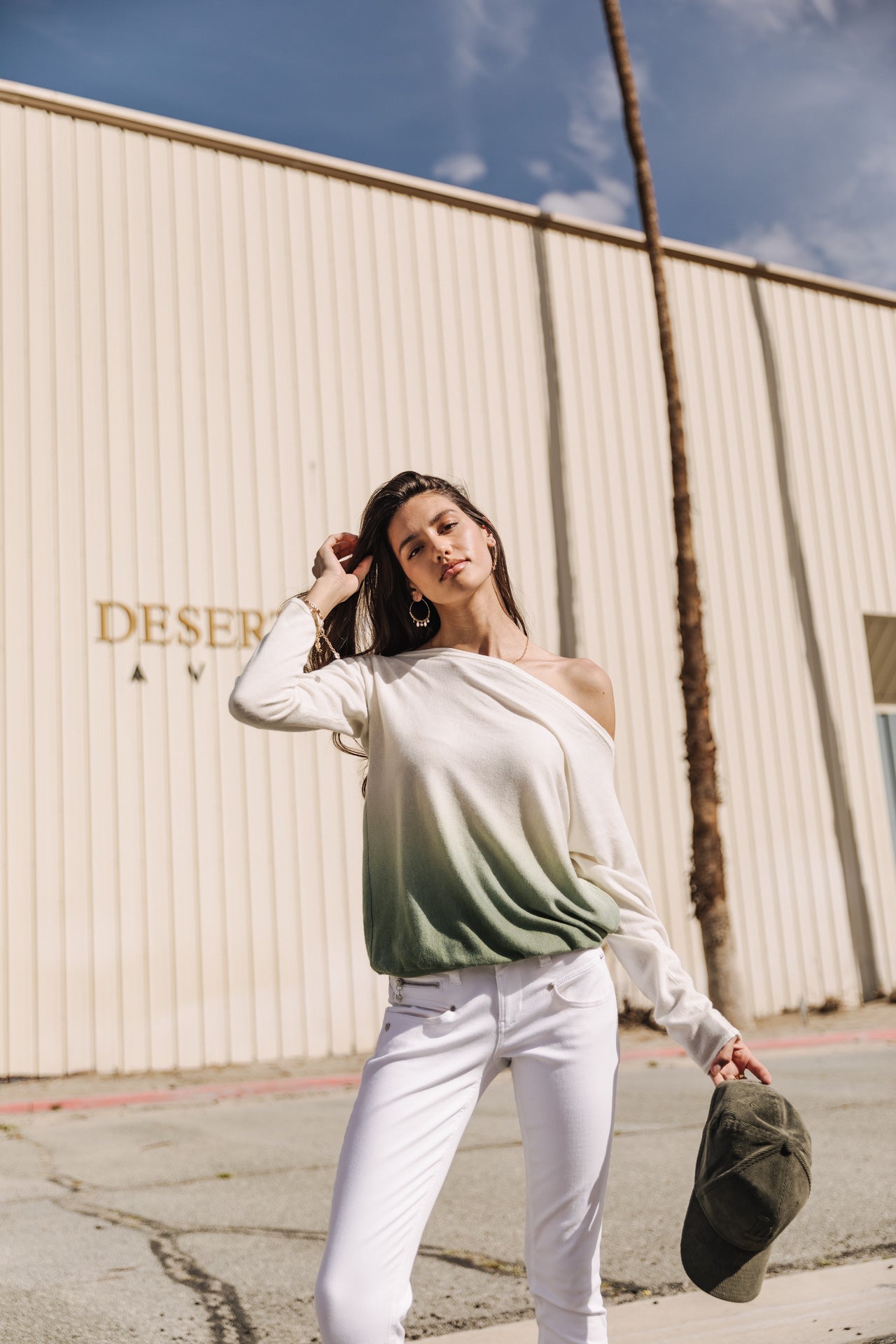 Jeans slim Femme Alexa Cropped white | Freeman T. Porter