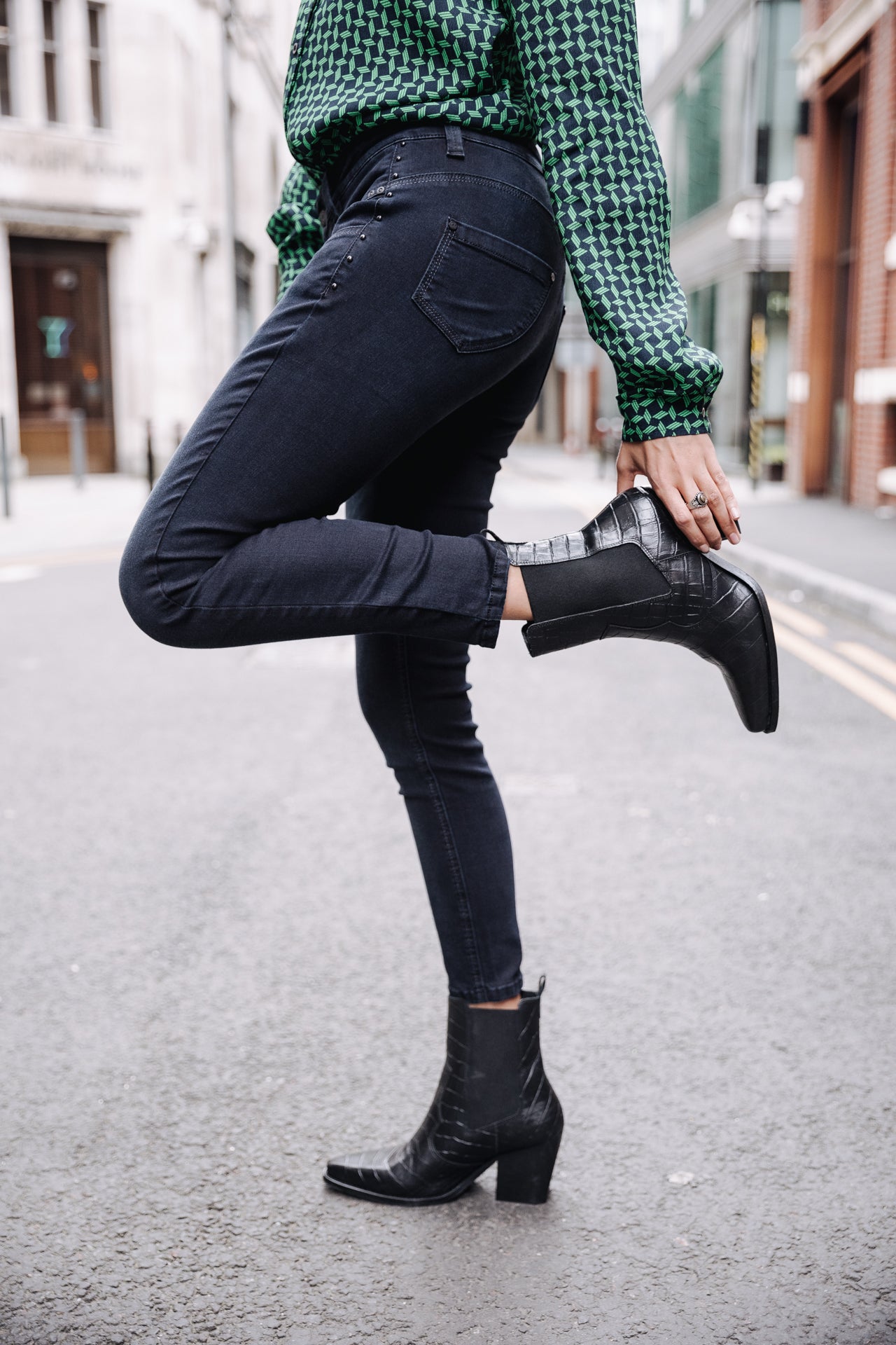 Jeans super slim 7/8 Femme Alexa Cropped malmo | Freeman T. Porter