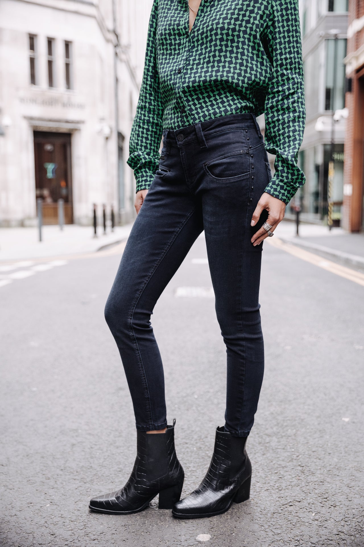 Jeans super slim 7/8 Femme Alexa Cropped malmo | Freeman T. Porter