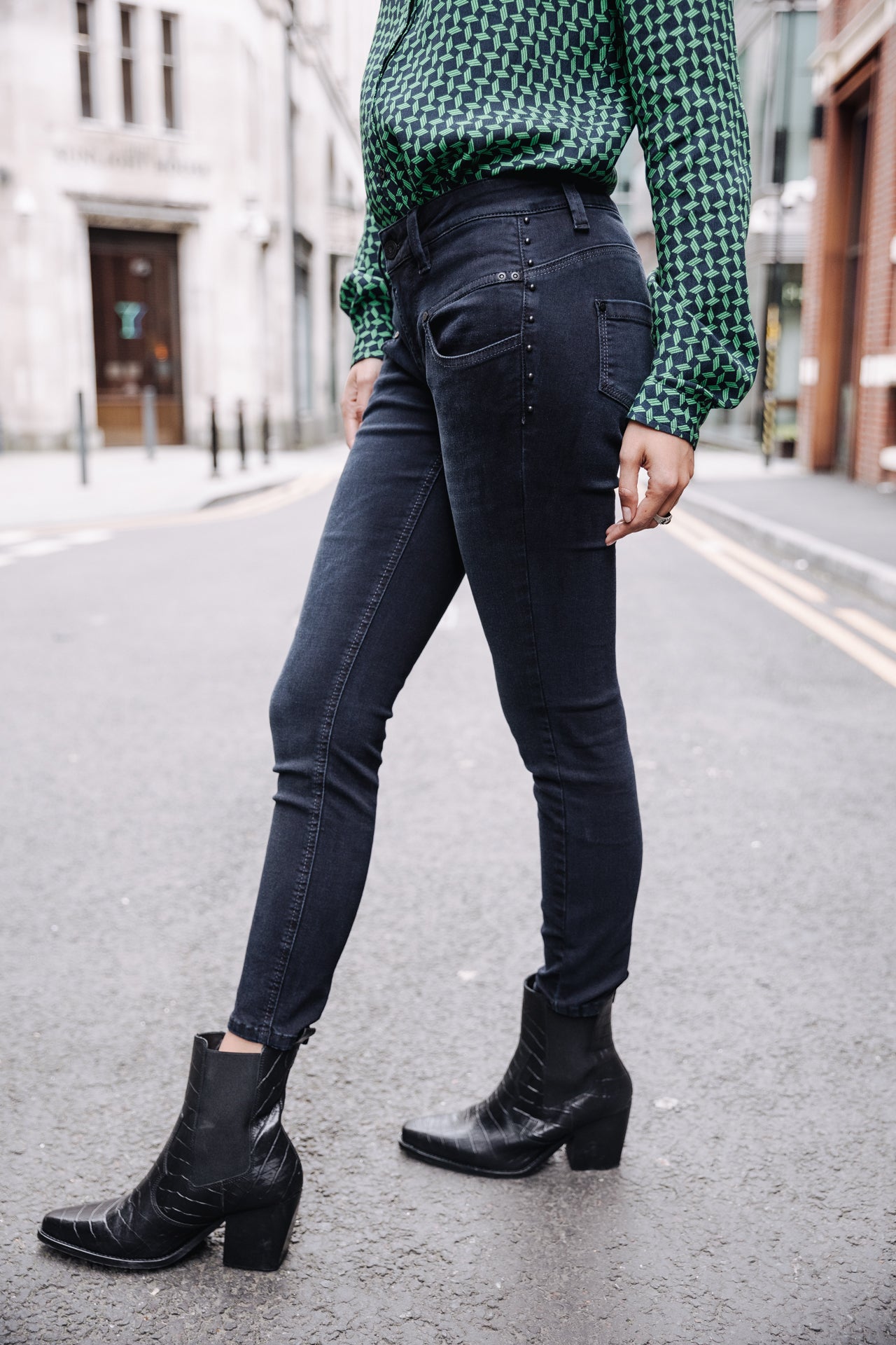 Jeans super slim 7/8 Femme Alexa Cropped malmo | Freeman T. Porter