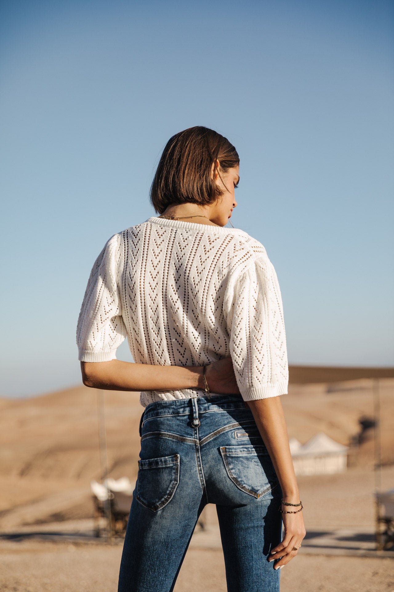 Jeans super slim 7/8 Femme Alexa Cropped saopolo med | Freeman T. Porter