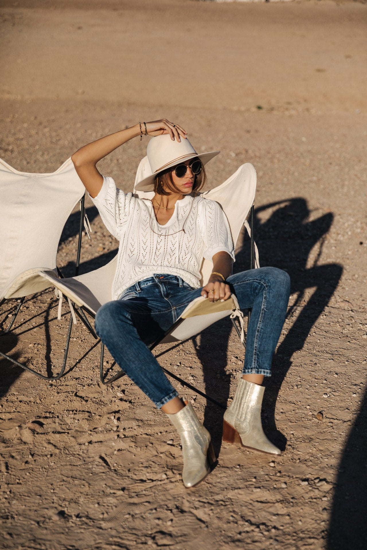 Jeans super slim 7/8 Femme Alexa Cropped saopolo med | Freeman T. Porter