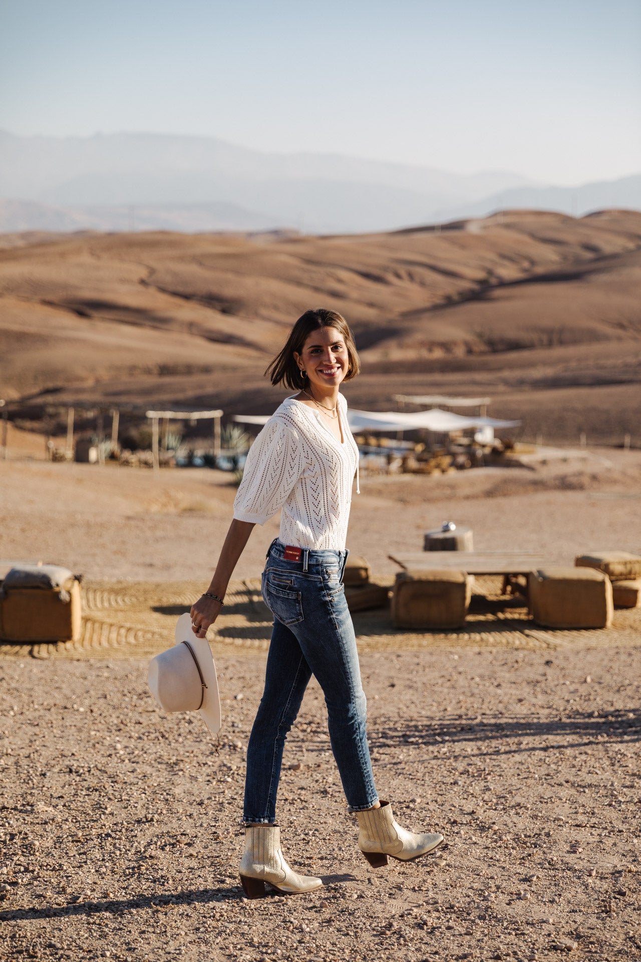 Jeans super slim 7/8 Femme Alexa Cropped saopolo med | Freeman T. Porter
