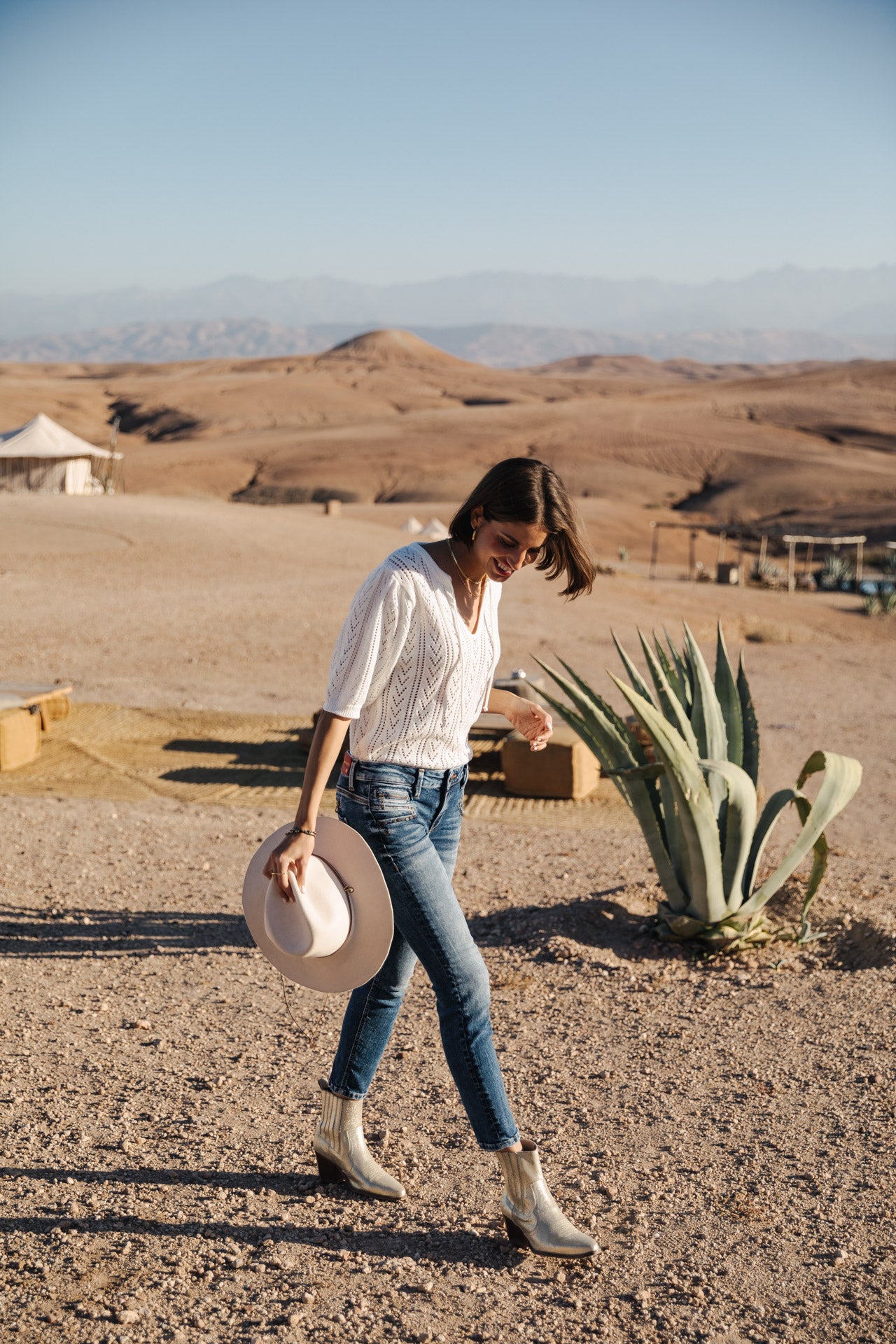 Jeans super slim 7/8 Femme Alexa Cropped saopolo med | Freeman T. Porter