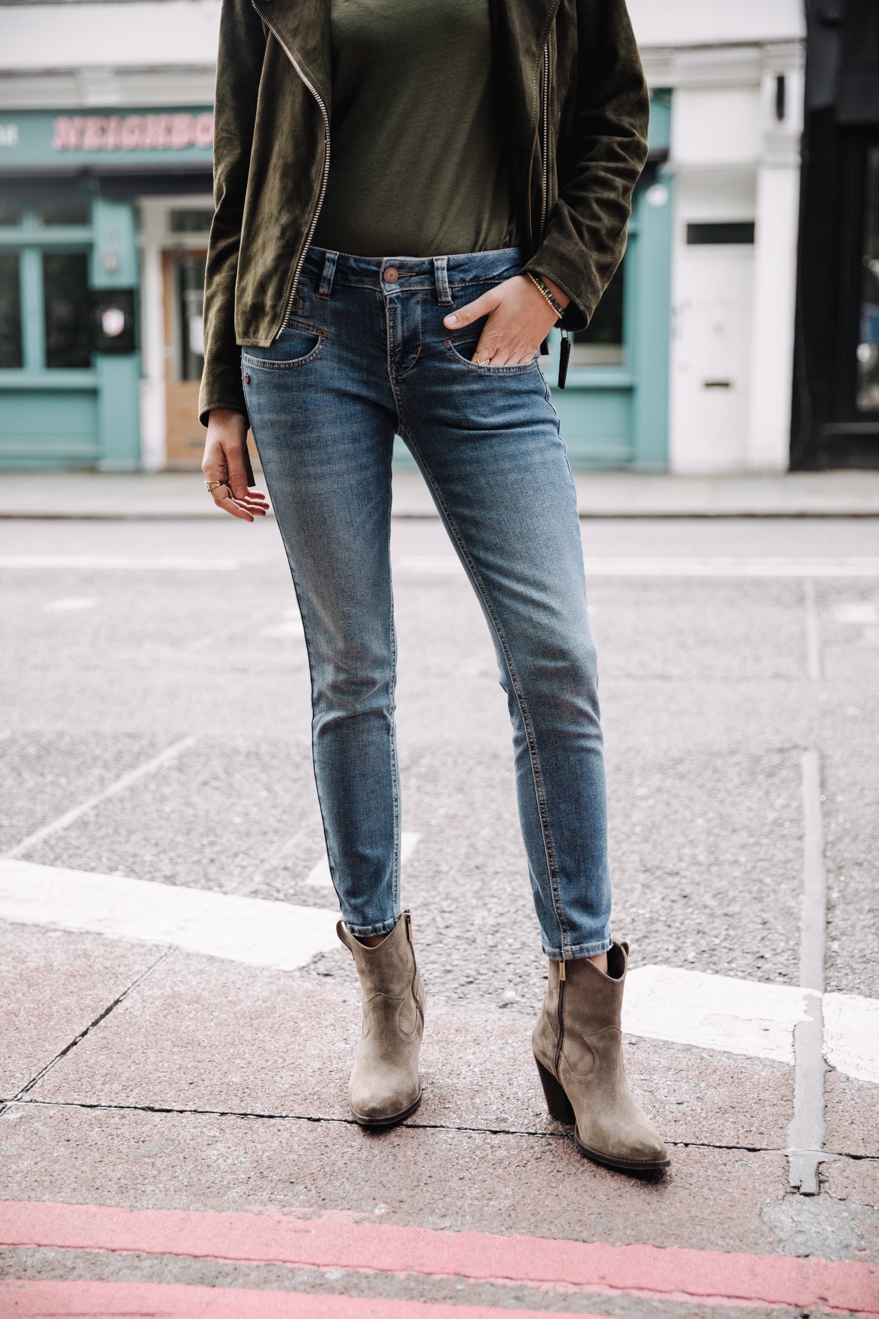 Jeans super slim 7/8 Frau Alexa Cropped miego | Freeman T. Porter