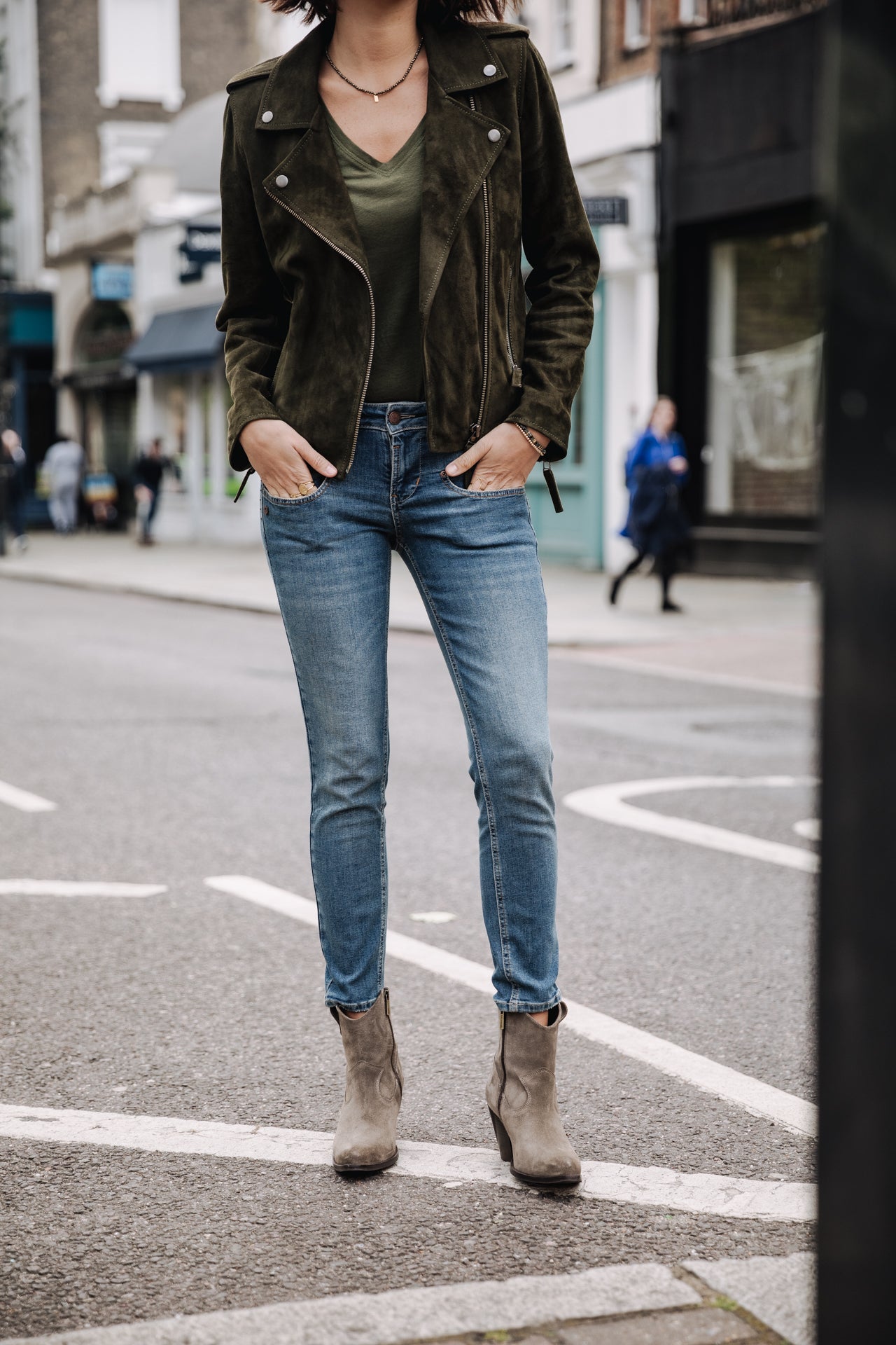 Jeans super slim 7/8 Woman Alexa Cropped miego | Freeman T. Porter