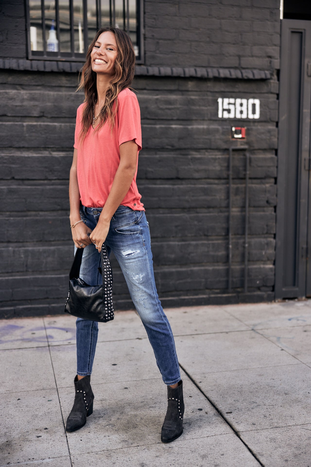 Jeans super slim 7/8 Femme Alexa Cropped seoul | Freeman T. Porter