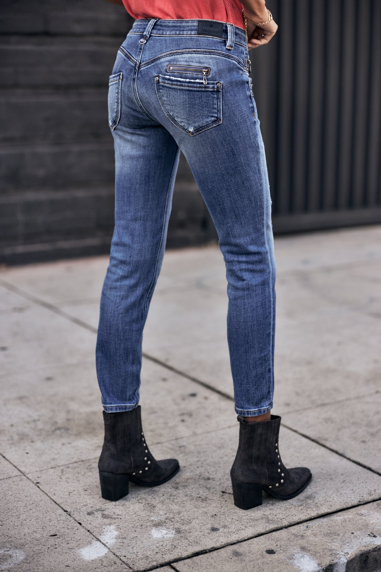 Jeans super slim 7/8 Femme Alexa Cropped seoul | Freeman T. Porter