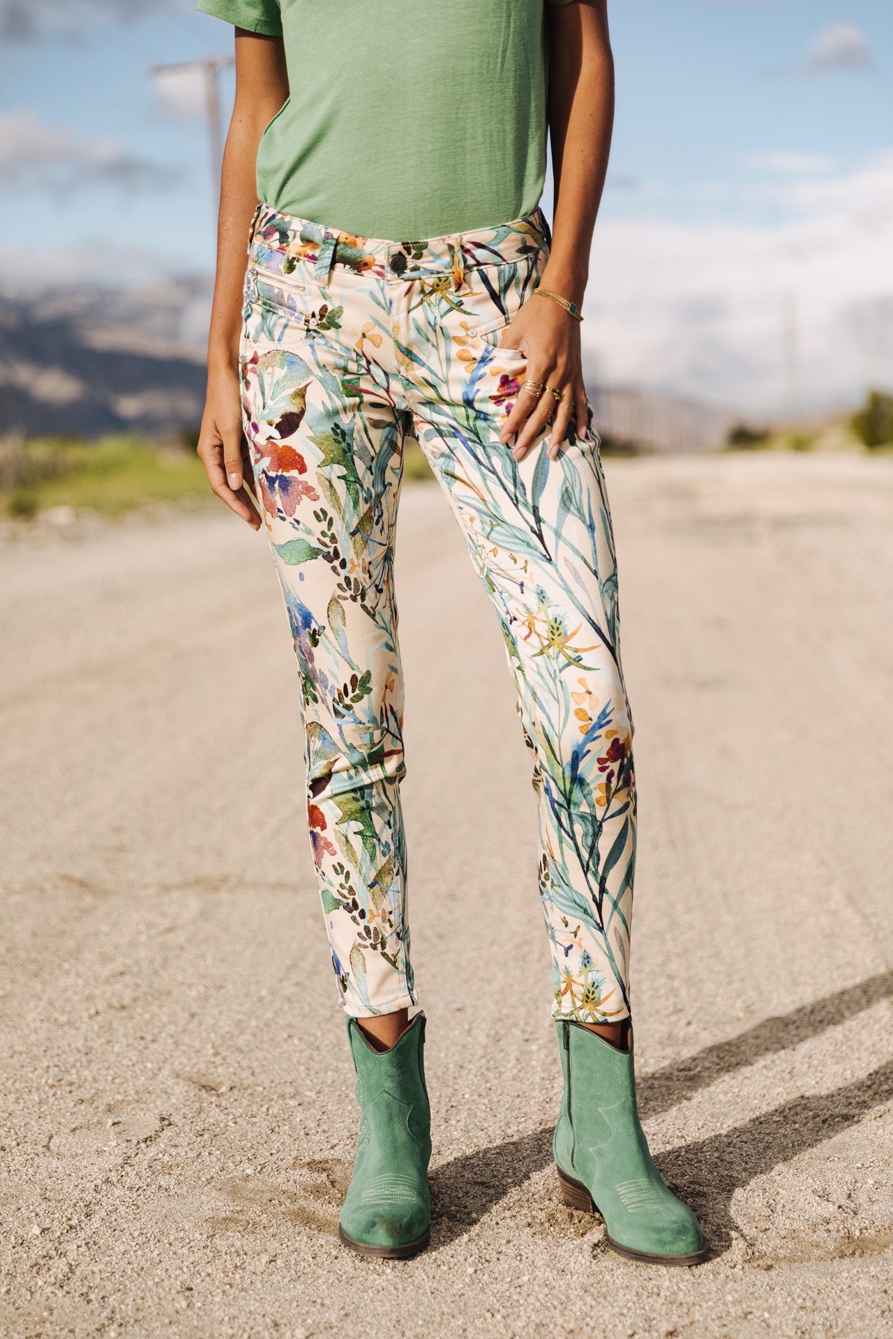Pantalon super slim 7/8 Mujer Alexa Cropped Ribella original | Freeman T. Porter