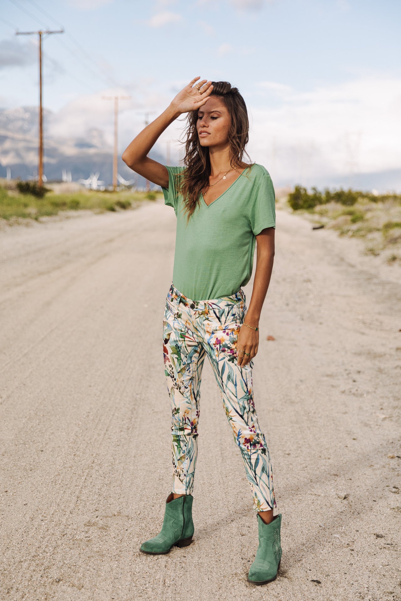 Pantalon super slim 7/8 Mujer Alexa Cropped Ribella original | Freeman T. Porter