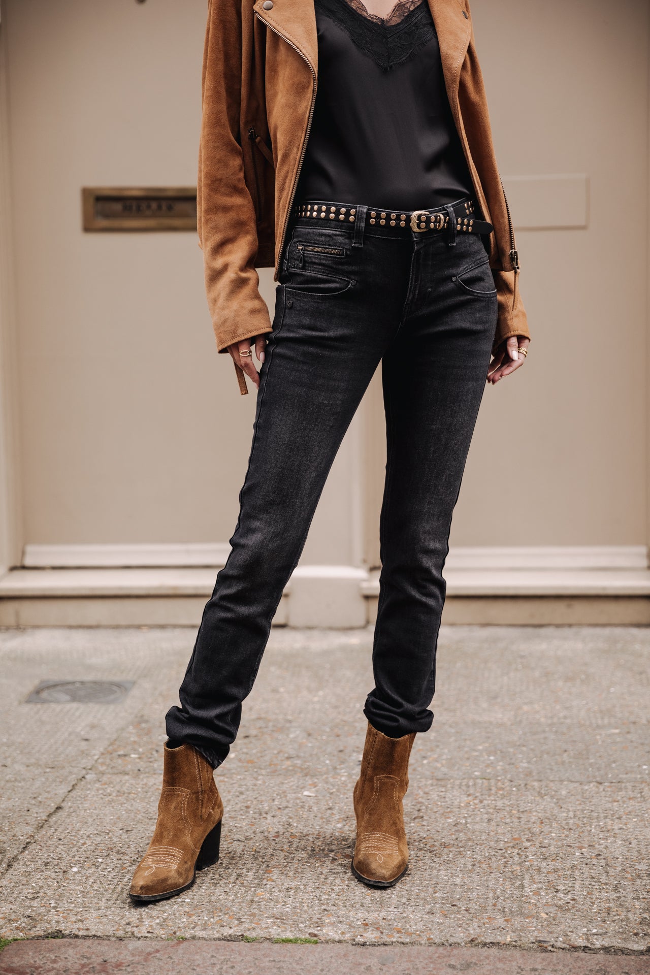 Jeans slim taille haute Femme Alexa High Waist bosilla | Freeman T. Porter
