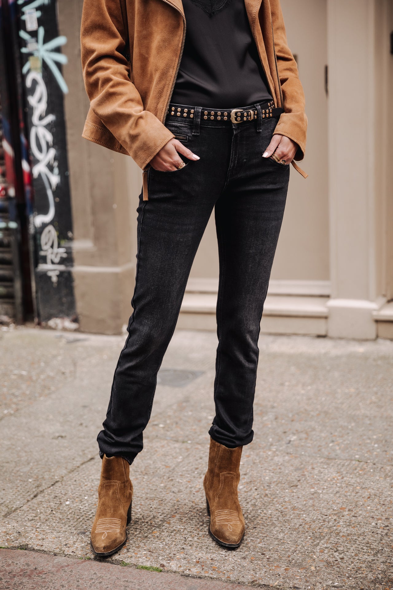 Jeans slim taille haute Femme Alexa High Waist bosilla | Freeman T. Porter