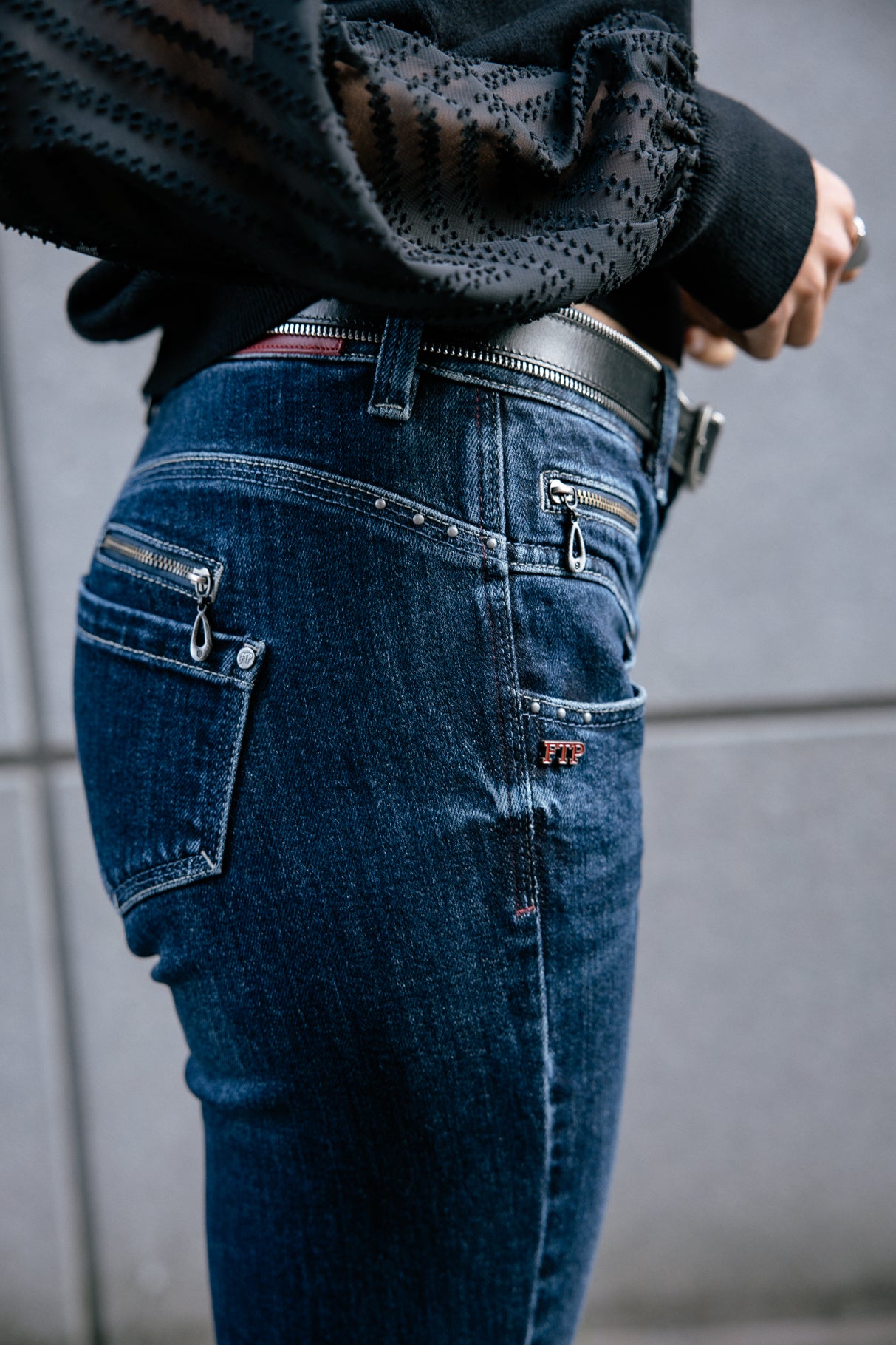 Jeans slim taille haute Frau Alexa High Waist battle | Freeman T. Porter