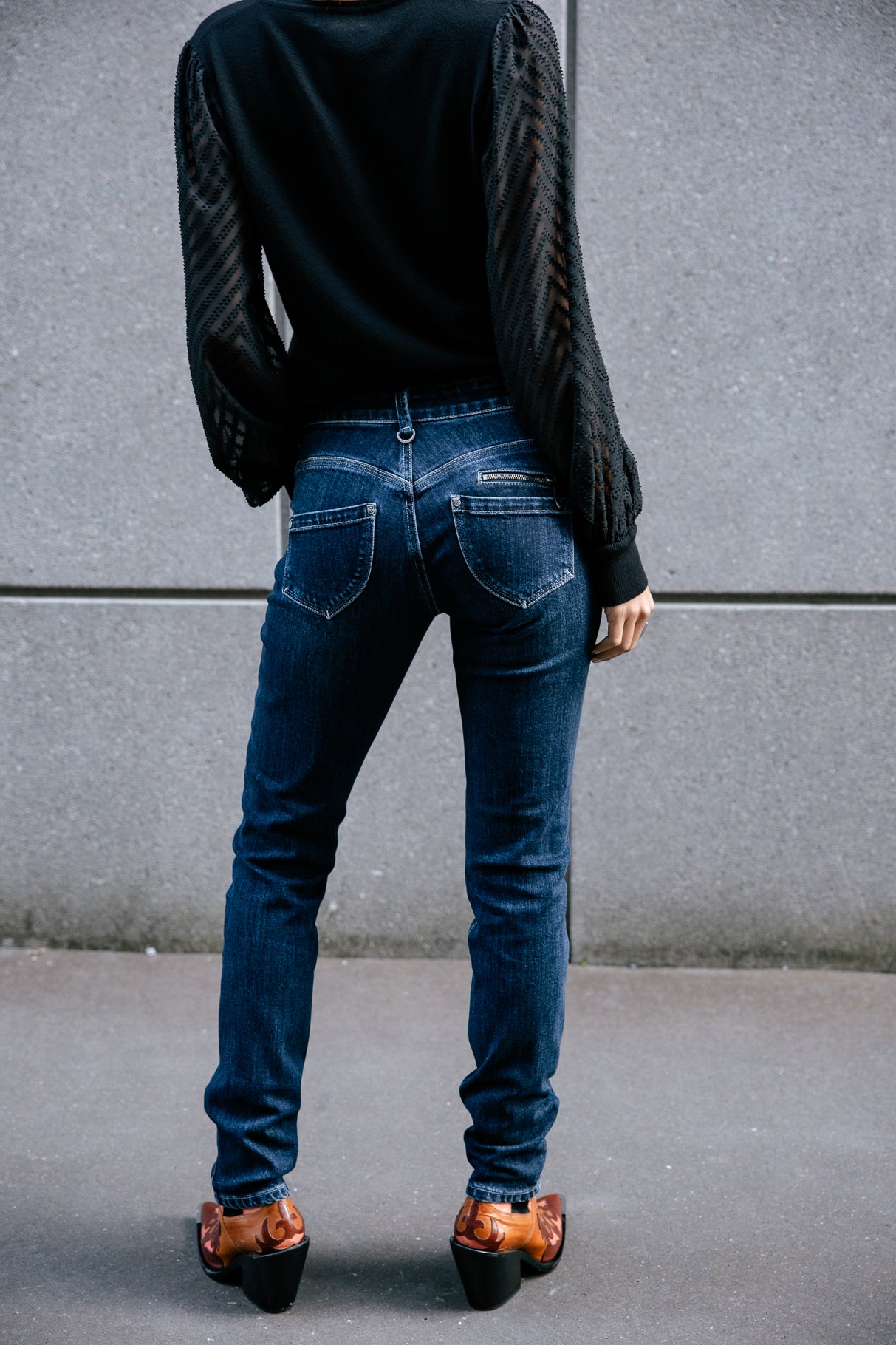 Jeans slim taille haute Femme Alexa High Waist battle | Freeman T. Porter