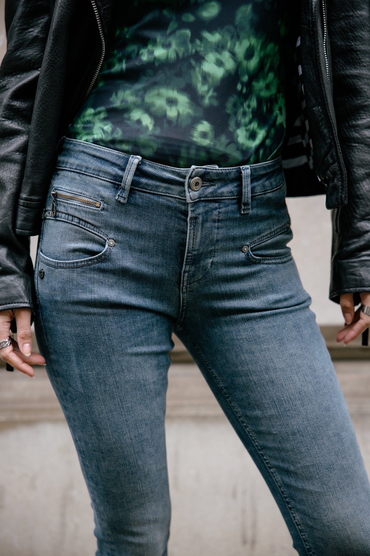 Jeans slim taille haute Femme Alexa High Waist bodo | Freeman T. Porter
