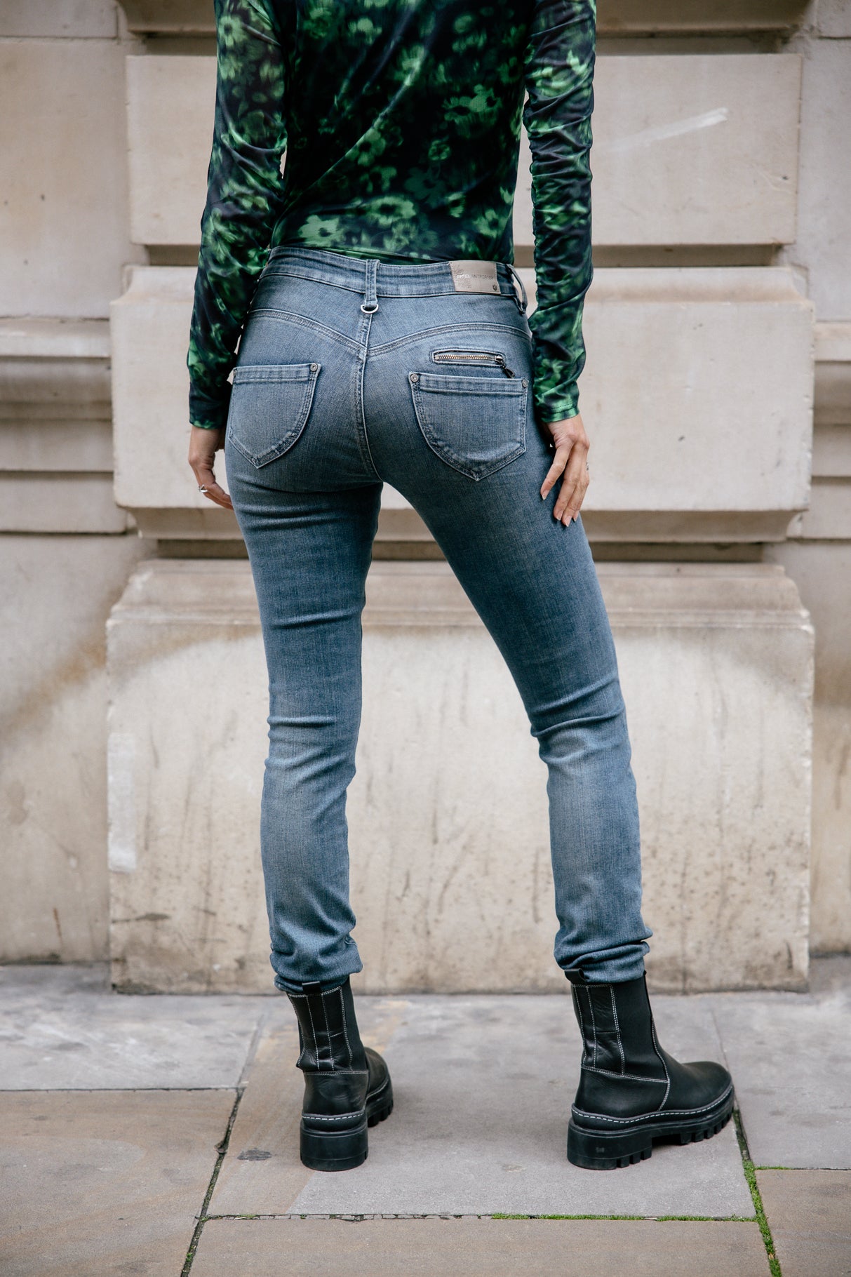 Jeans slim taille haute Femme Alexa High Waist bodo | Freeman T. Porter