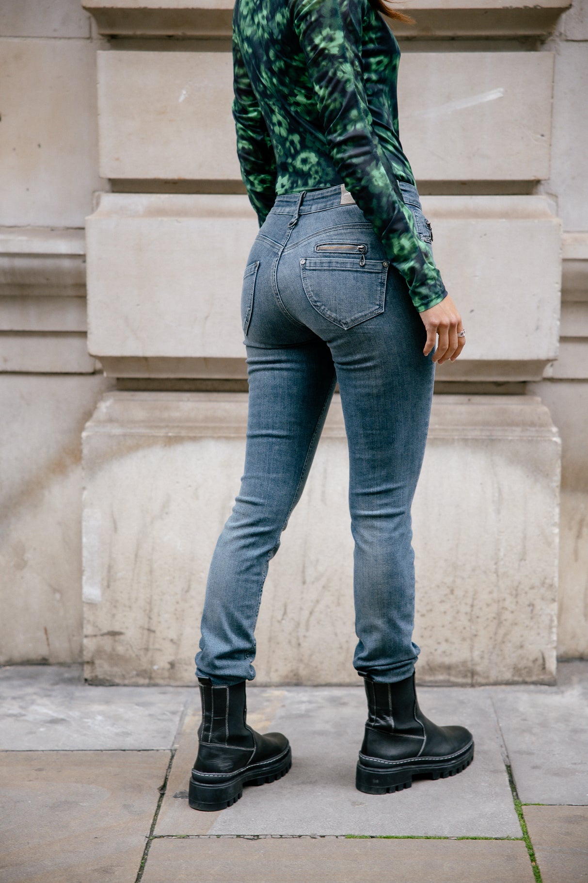 Jeans slim taille haute Femme Alexa High Waist bodo | Freeman T. Porter