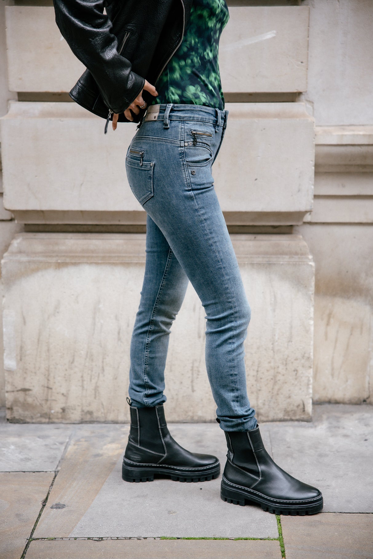 Jeans slim taille haute Femme Alexa High Waist bodo | Freeman T. Porter