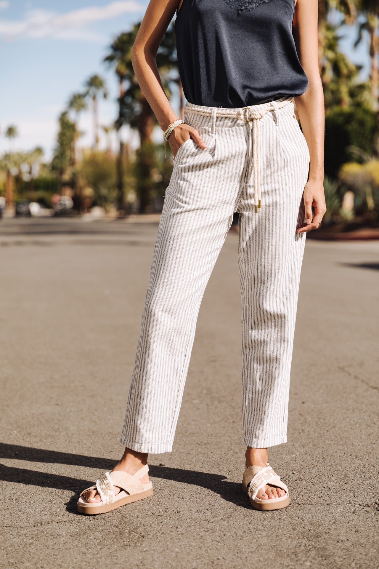 Pantalon taille haute Femme Samara Varda original | Freeman T. Porter