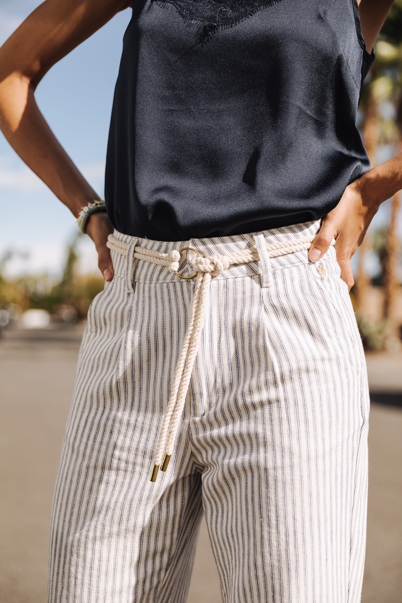 Pantalon taille haute Femme Samara Varda original | Freeman T. Porter