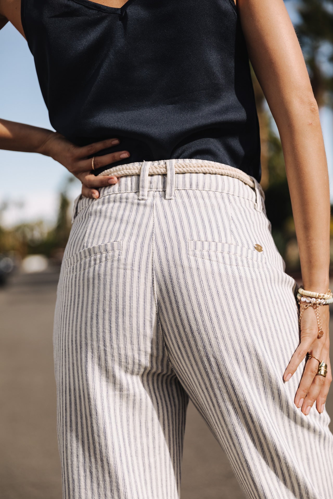 Pantalon taille haute Femme Samara Varda original | Freeman T. Porter