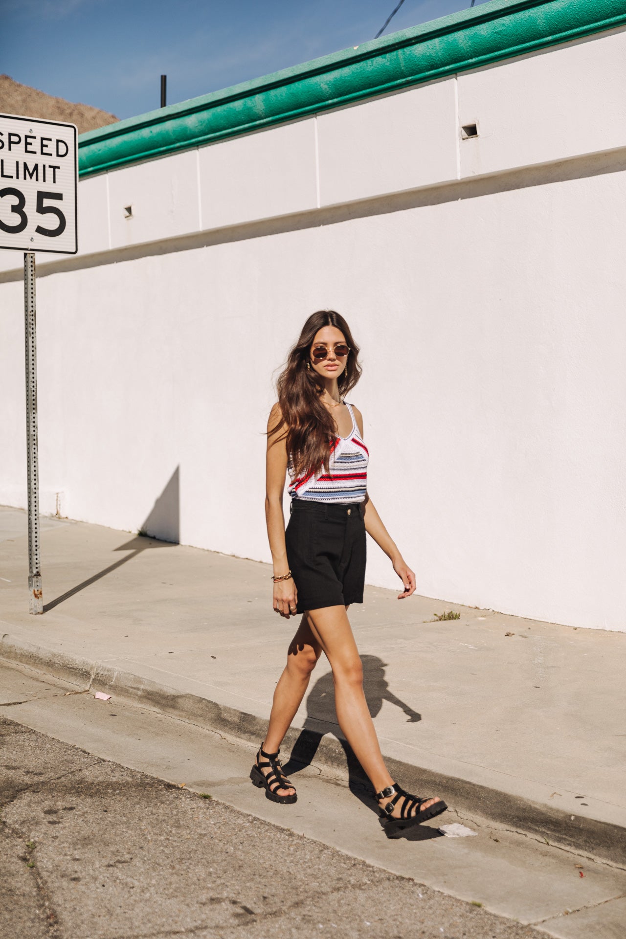 Short en lin Femme Flavie black | Freeman T. Porter