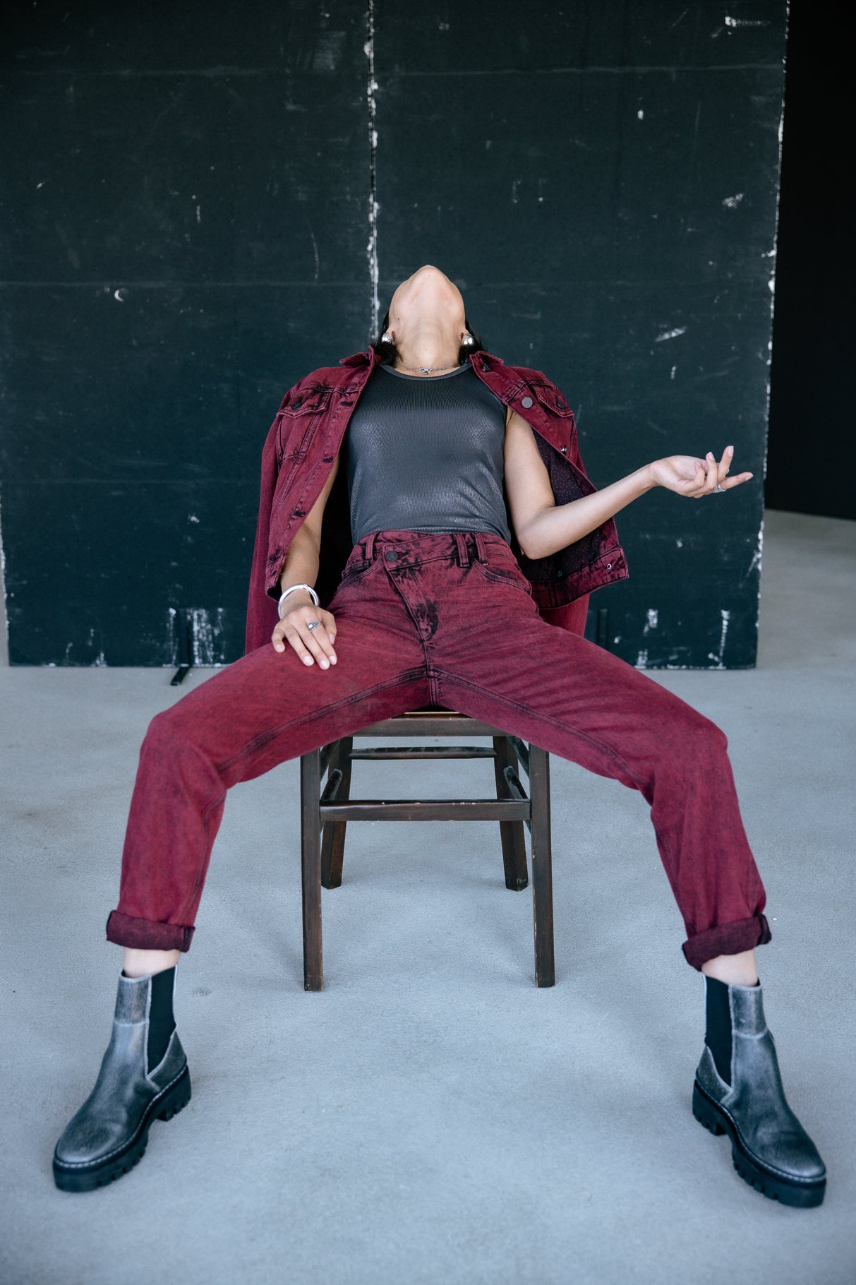 Jeans boyfriend cropped Femme Harper fire | Freeman T. Porter