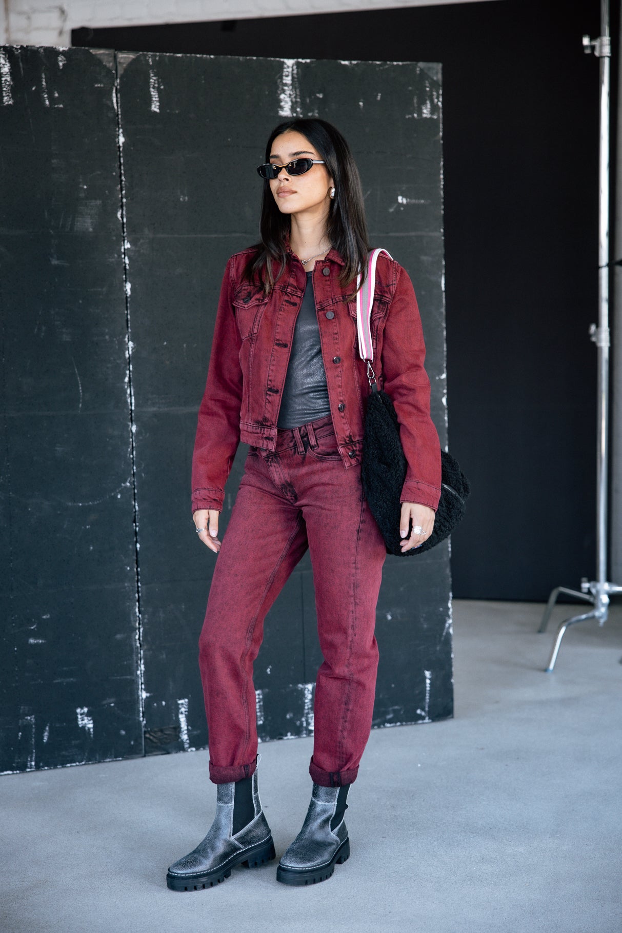 Jeans boyfriend cropped Femme Harper fire | Freeman T. Porter