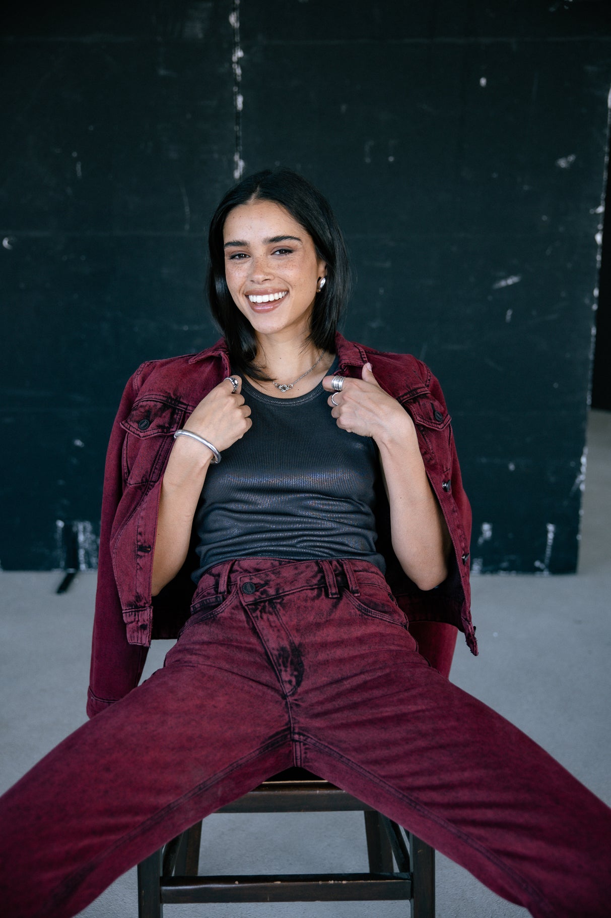 Jeans boyfriend cropped Femme Harper fire | Freeman T. Porter