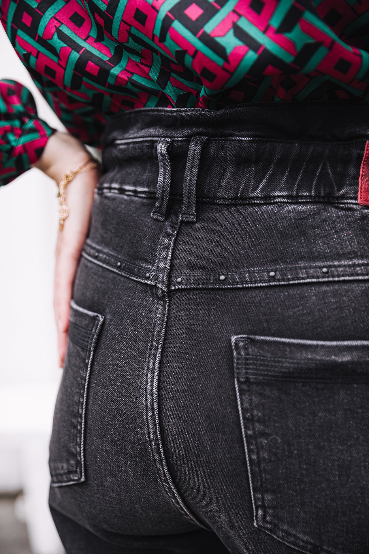 Jeans paperbag Femme Lara bosilla | Freeman T. Porter