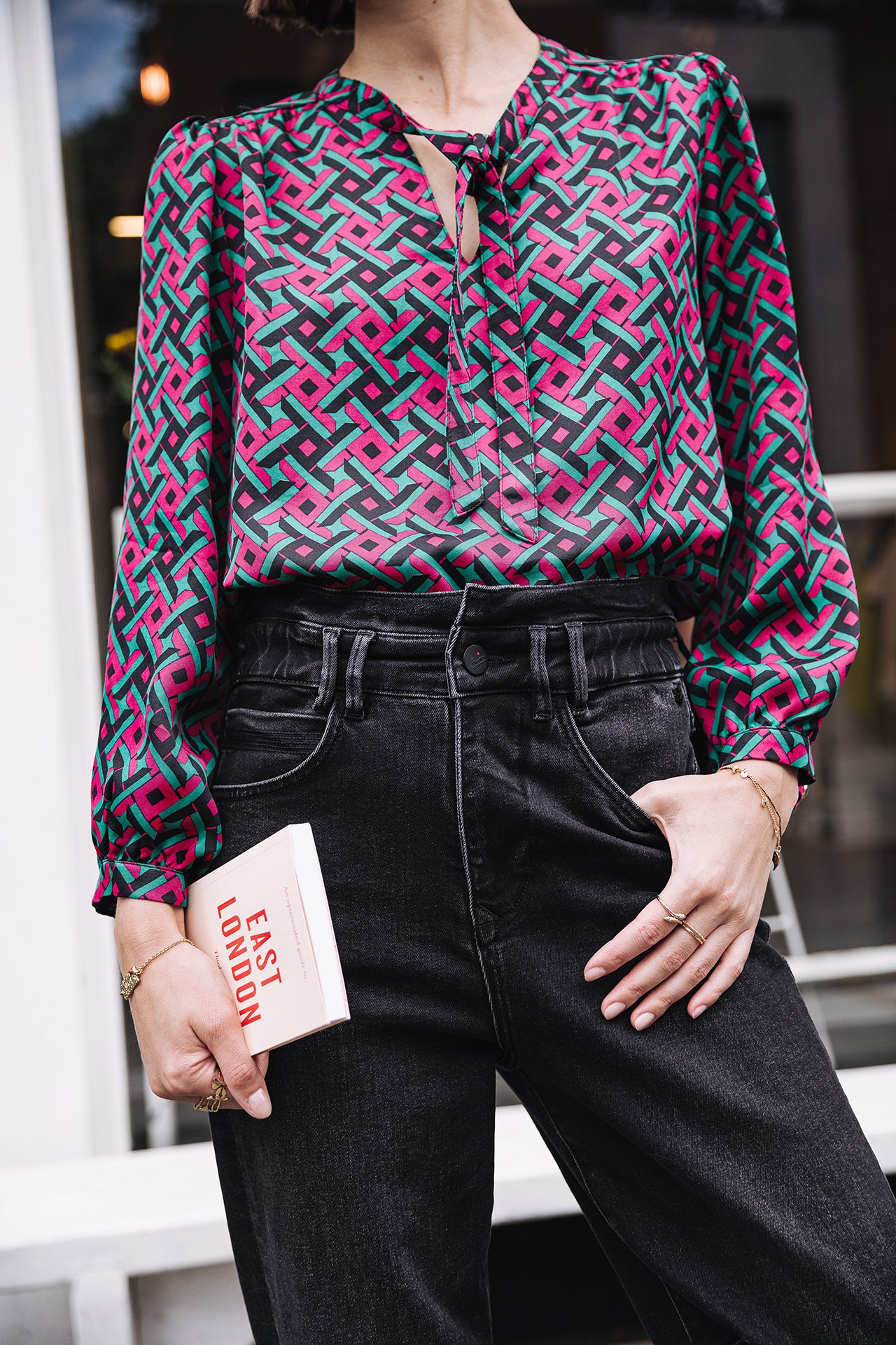 Jeans paperbag Femme Lara bosilla | Freeman T. Porter