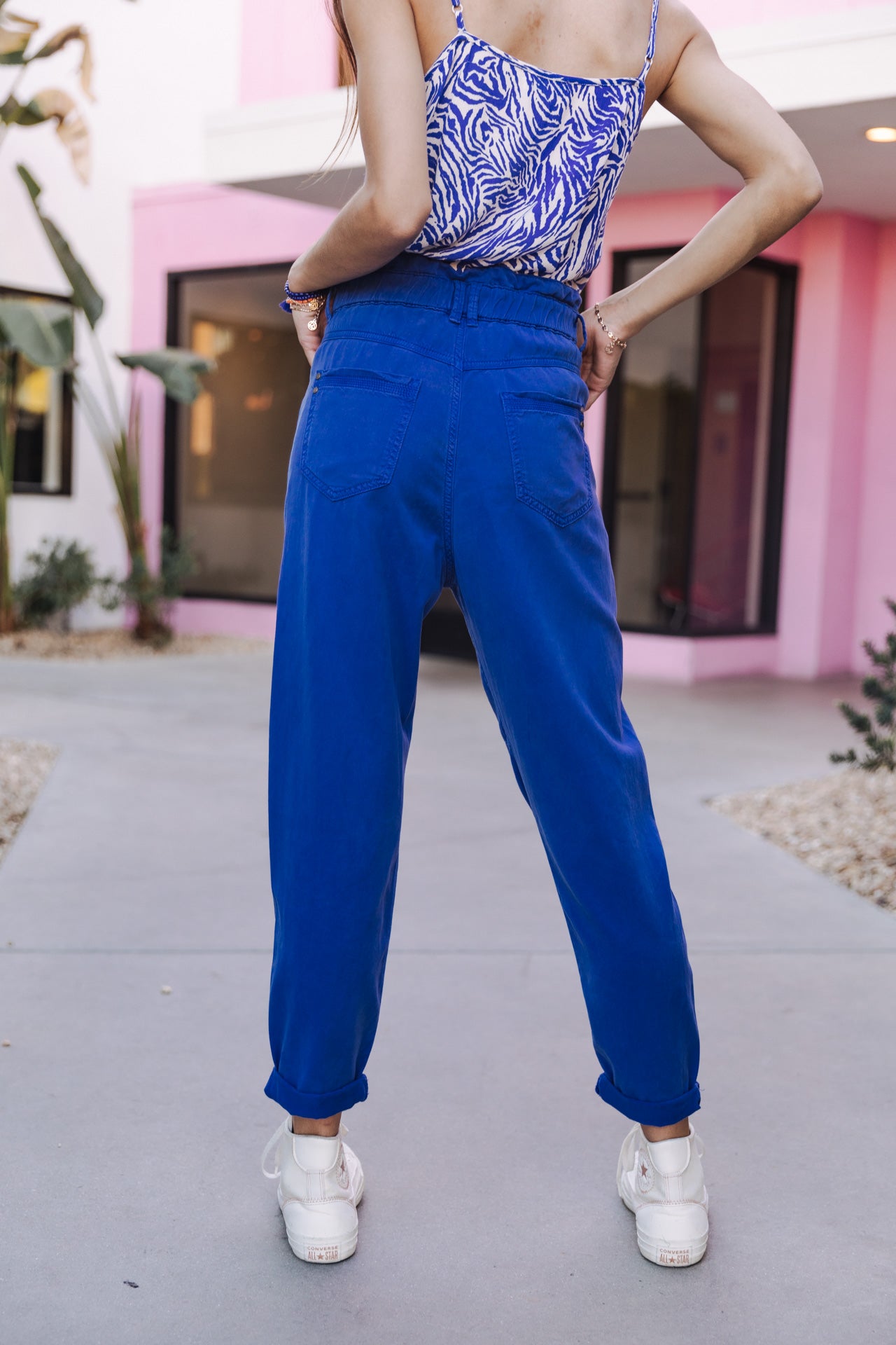 Pantalon paperbag Femme Lara Jazz surf the web | Freeman T. Porter