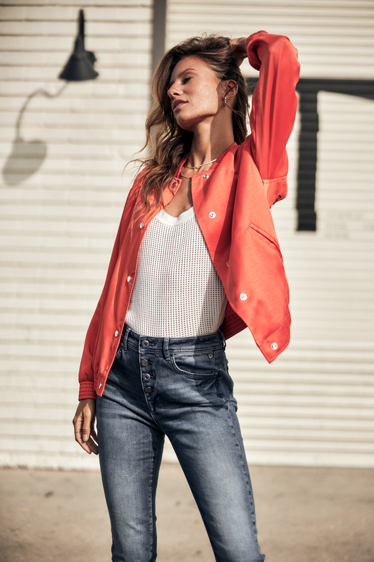 Jeans slim taille haute Woman Meryle brazil | Freeman T. Porter