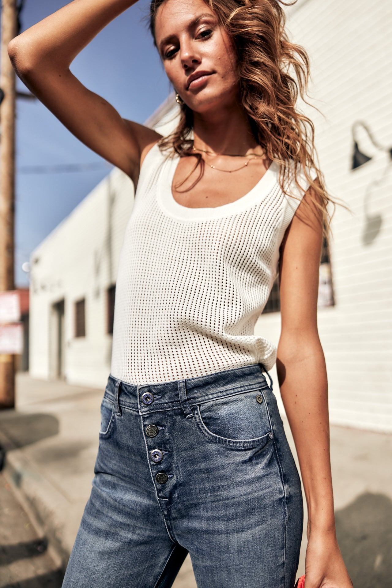 Jeans slim taille haute Woman Meryle brazil | Freeman T. Porter