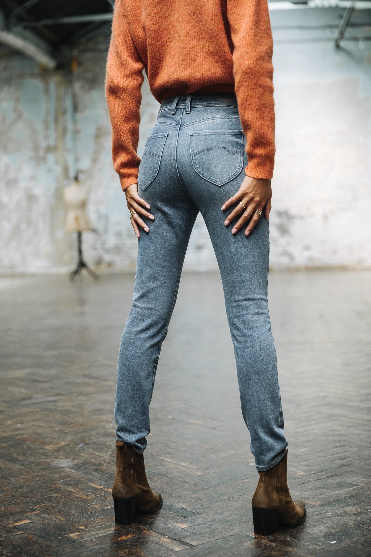 Jeans slim taille haute Femme Meryle buddy | Freeman T. Porter