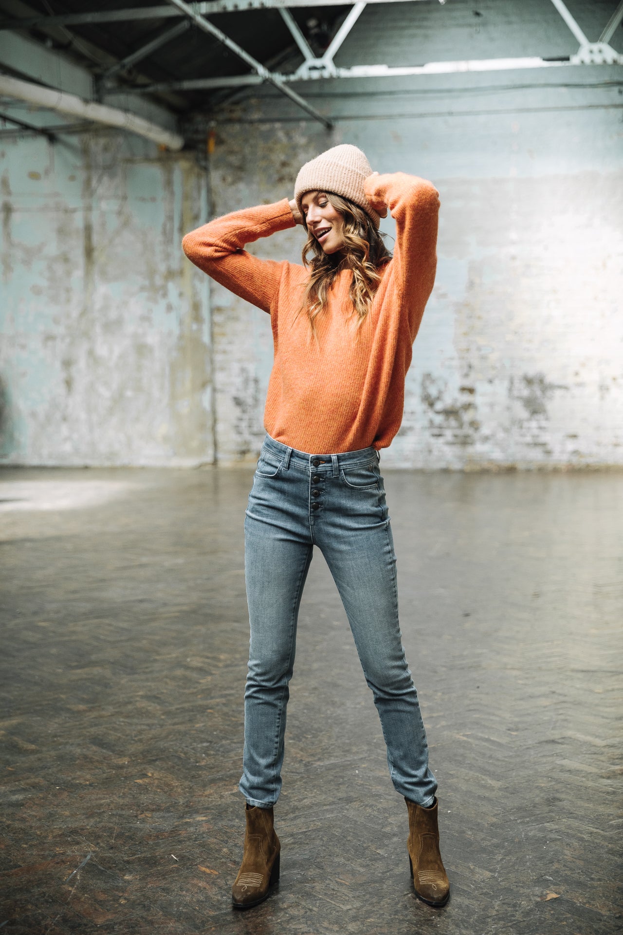 Jeans slim taille haute Femme Meryle buddy | Freeman T. Porter