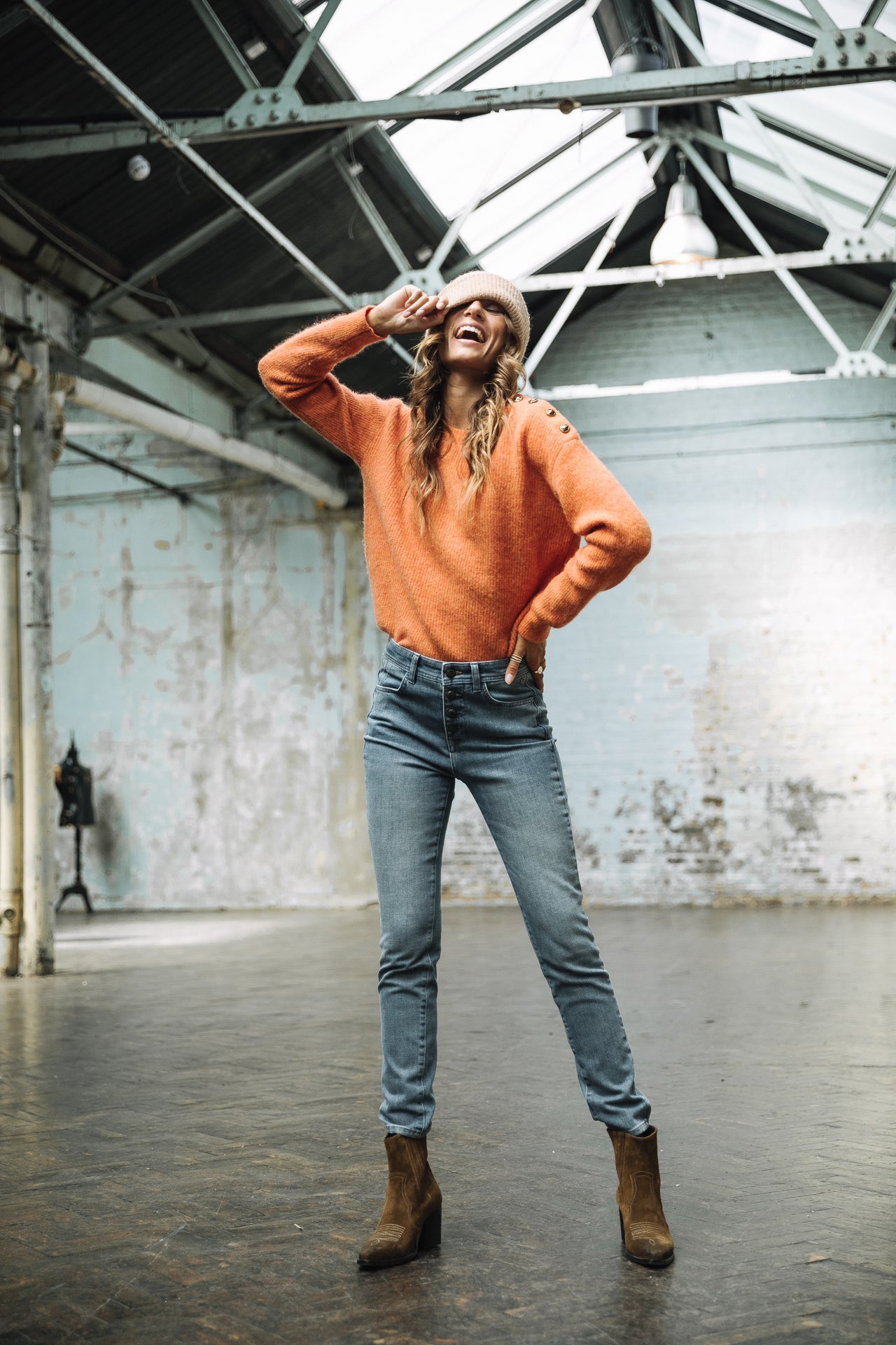 Jeans slim taille haute Femme Meryle buddy | Freeman T. Porter