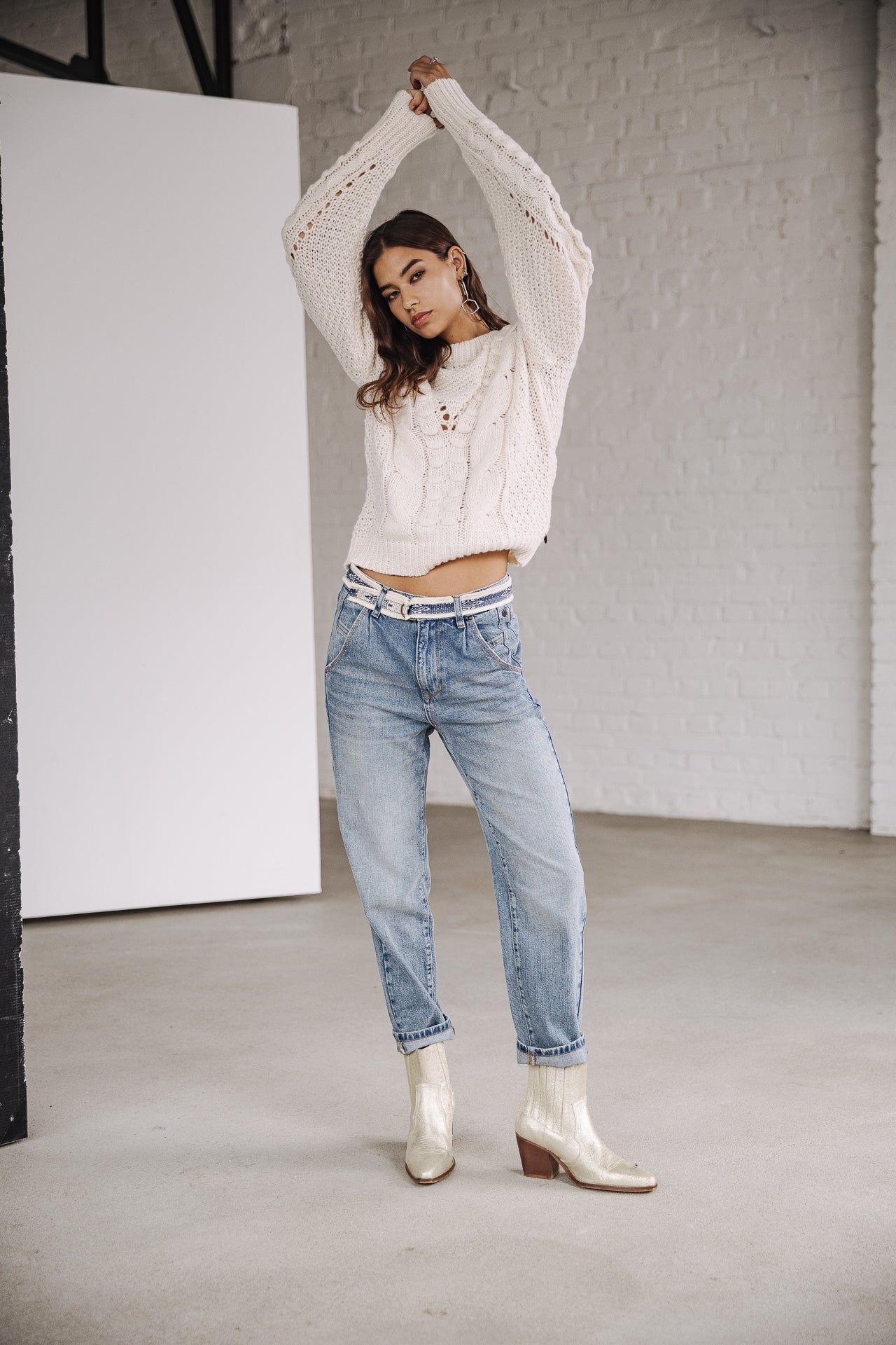 Jeans slouchy Femme Natasha Denim fitz | Freeman T. Porter