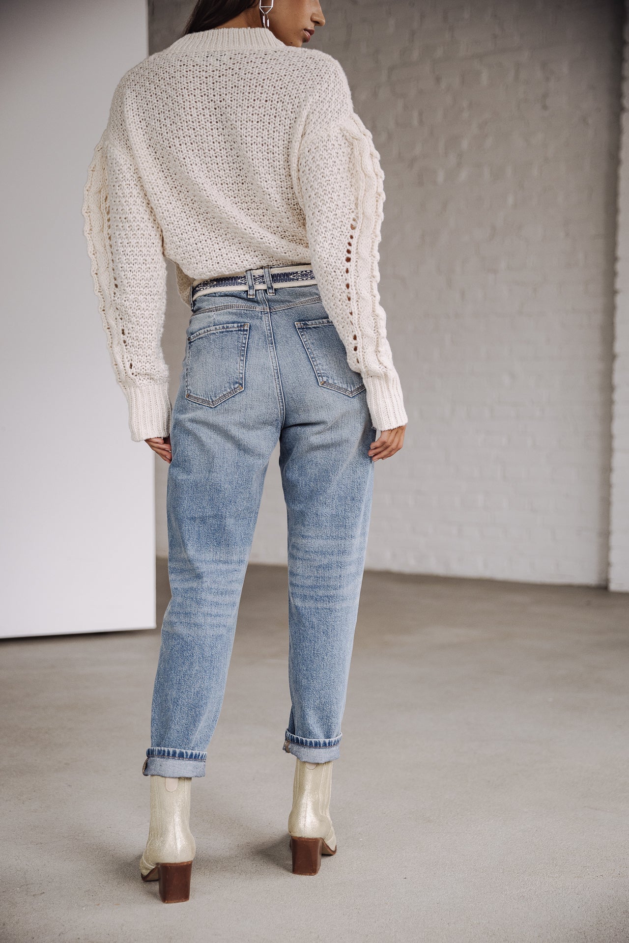 Jeans slouchy Femme Natasha Denim fitz | Freeman T. Porter