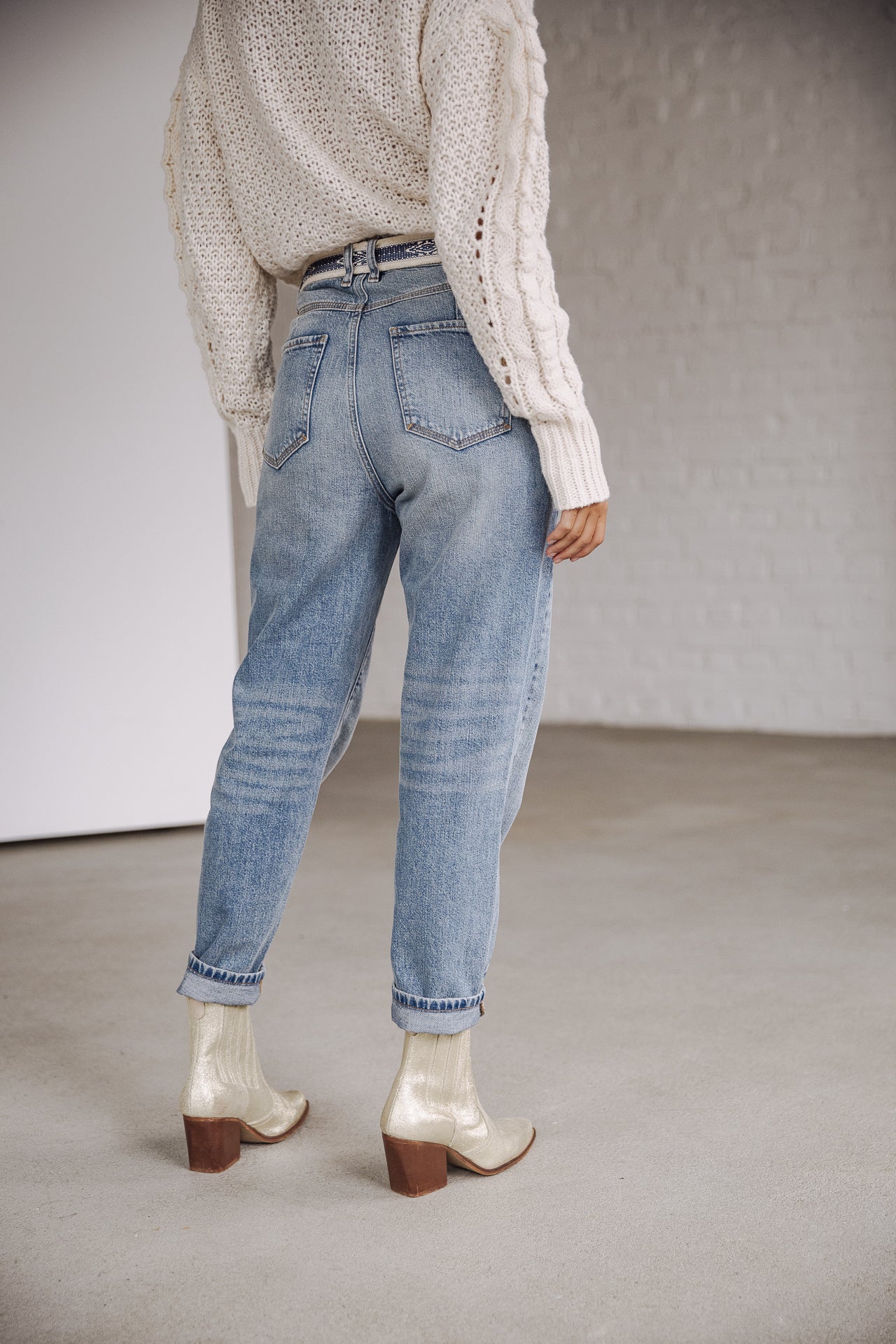 Jeans slouchy Femme Natasha Denim fitz | Freeman T. Porter