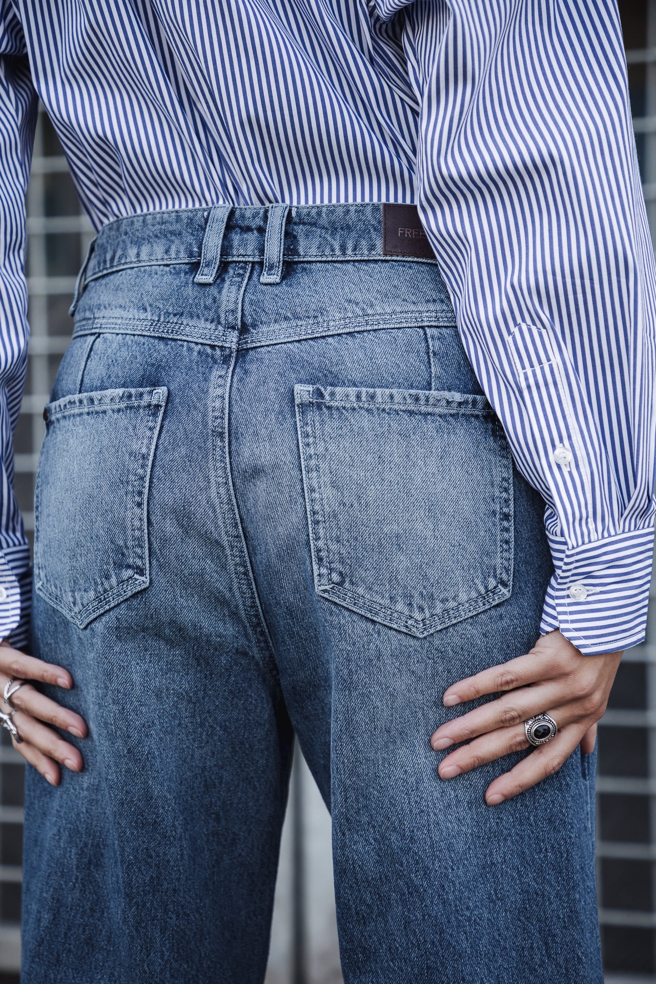 Jeans slouchy Femme Natasha Denim frankley | Freeman T. Porter