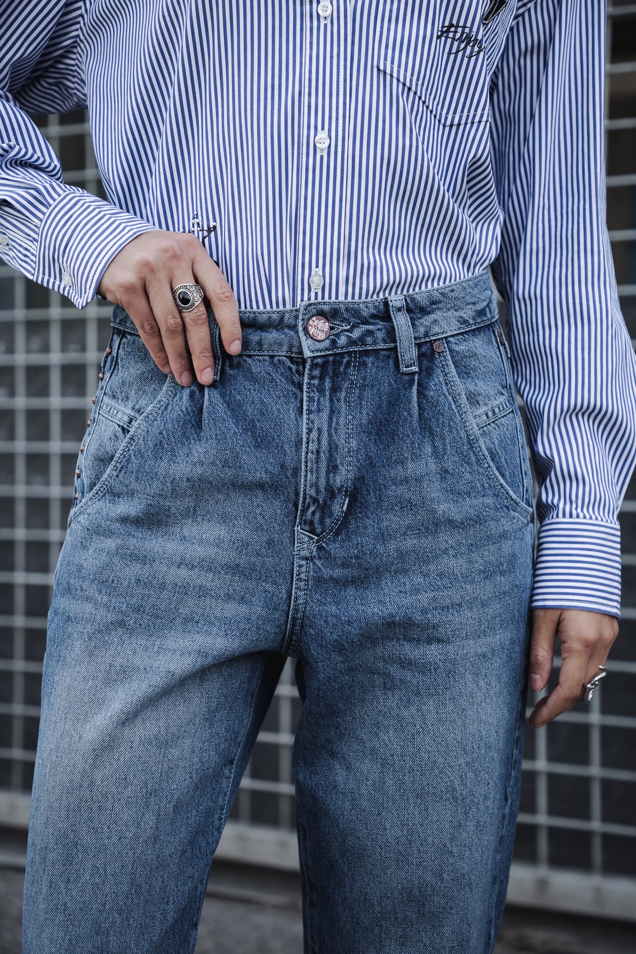 Jeans slouchy Femme Natasha Denim frankley | Freeman T. Porter