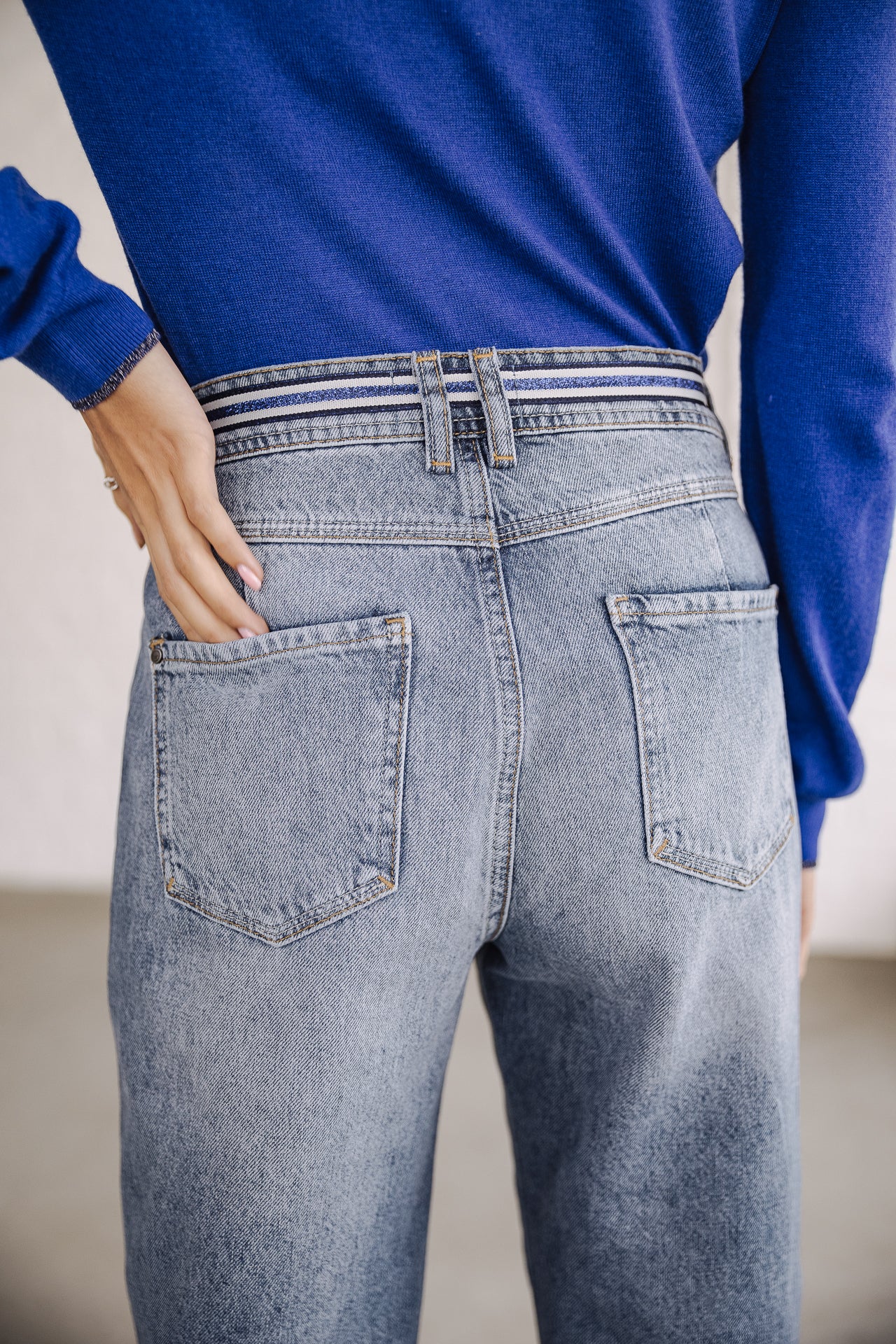 Jeans slouchy Femme Natasha Denim melvis | Freeman T. Porter