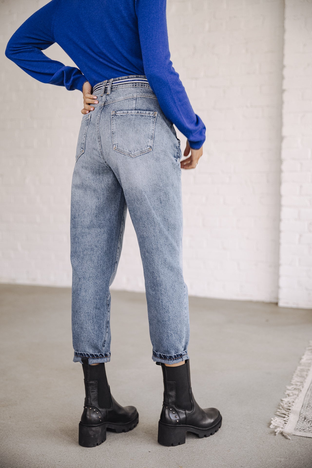Jeans slouchy Femme Natasha Denim melvis | Freeman T. Porter