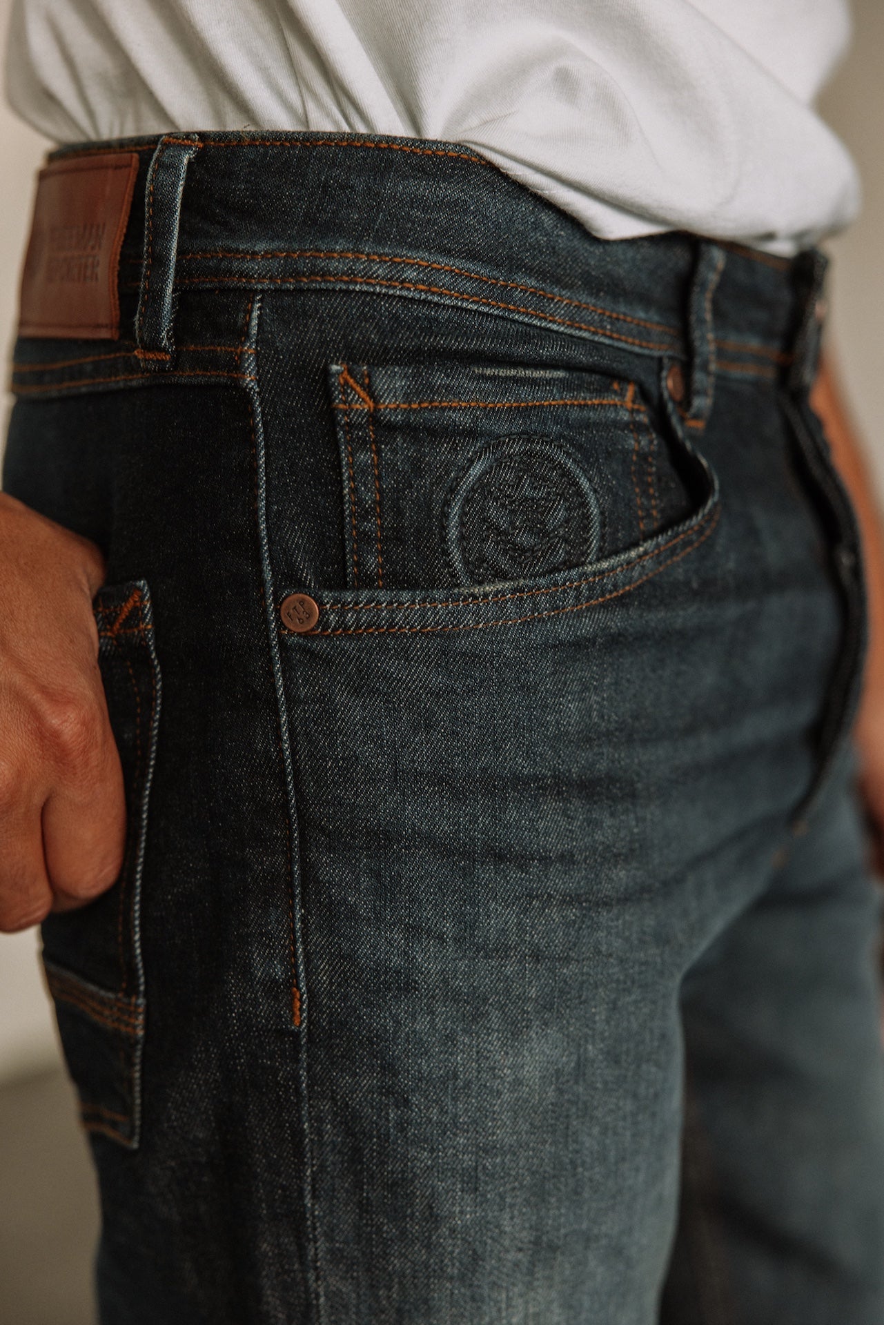 Jeans droit ajusté Mann Jimmy slay | Freeman T. Porter
